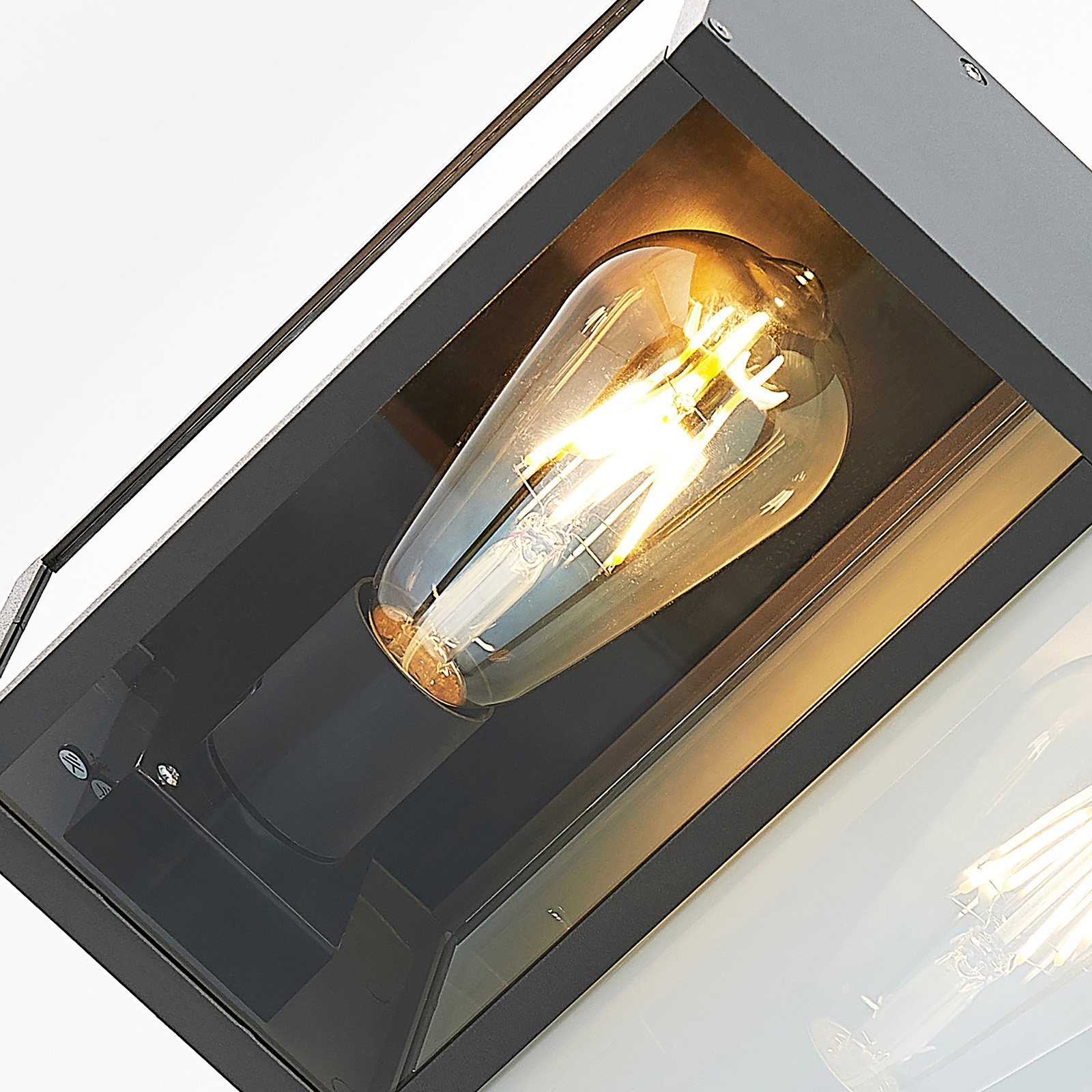 Filimon Outdoor Wall Lamp Dark Grey - Lindby