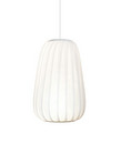 Lampada a sospensione Tom Rossau ST906, bianca, 42 cm, carta, E27