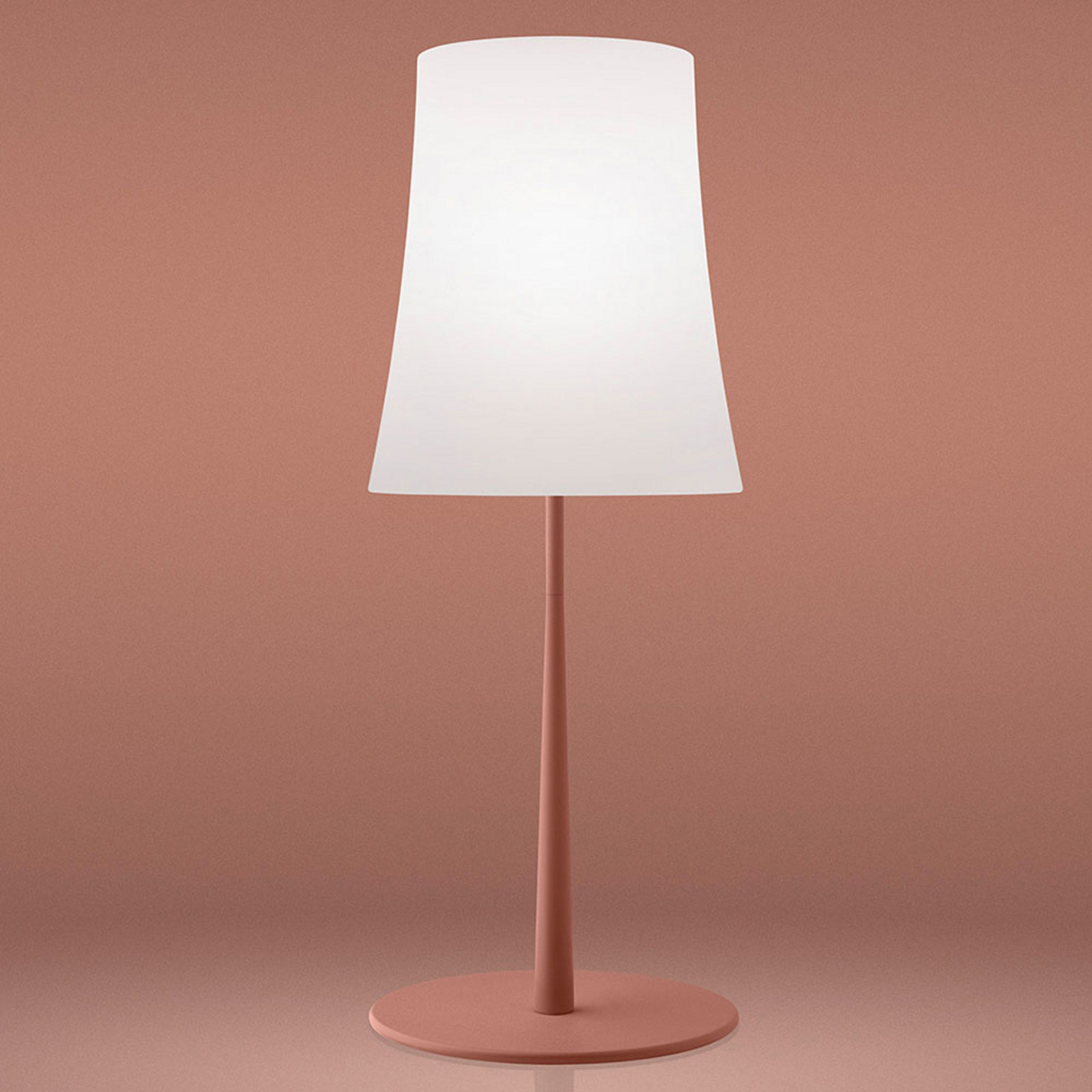Foscarini Birdie Easy Grande lampă masă cărămiziu