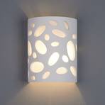Hanni dekoratív fali lámpa gipszből