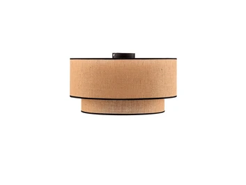 Boho Candeeiro de Tecto Ø45 Jute/Preto - Euluna