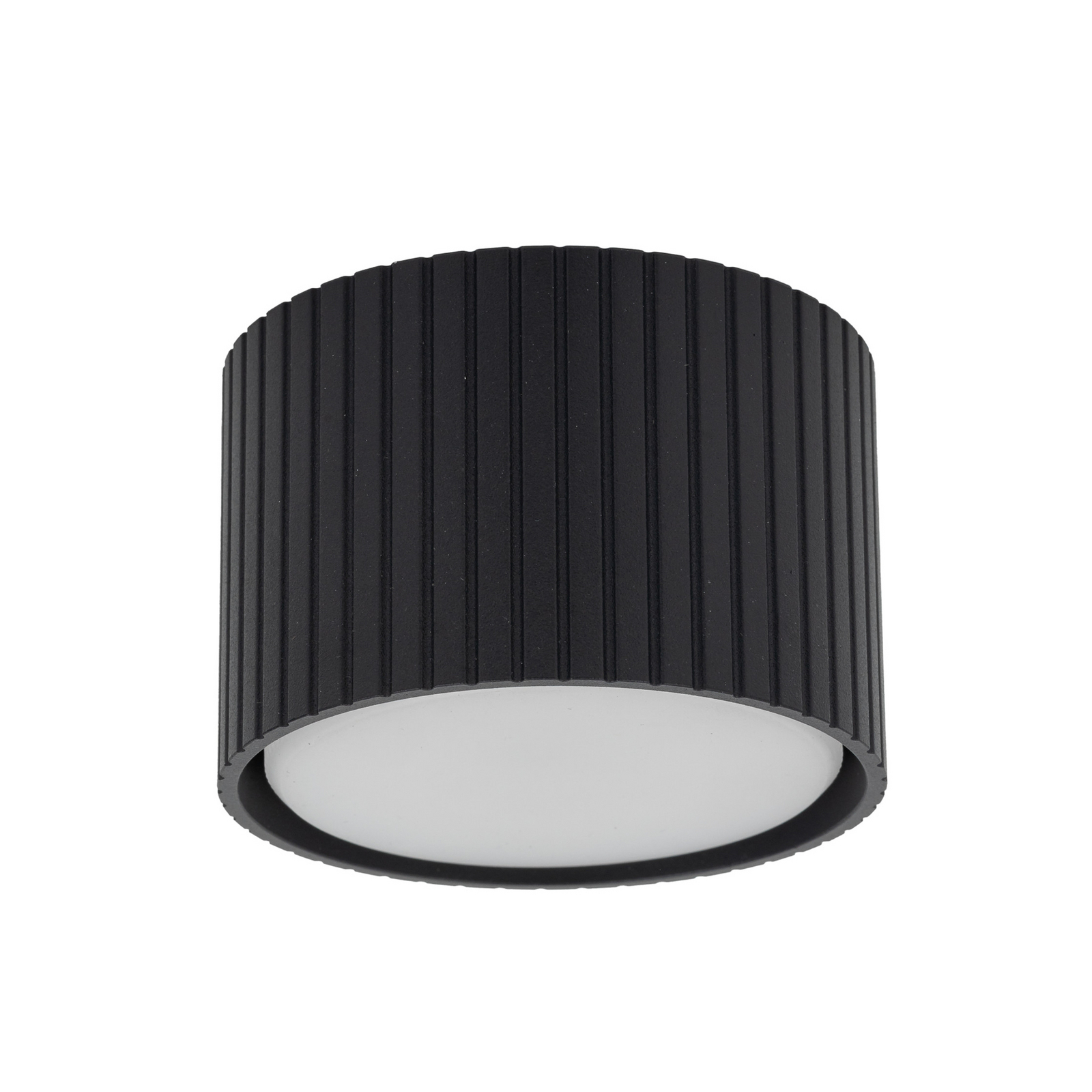 Downlight Ferro, zwart, kunststof, 6 cm hoog, GX53