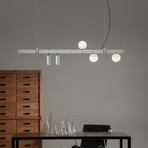Karman Stant LED-Hängeleuchte mit Aluminiumbalken