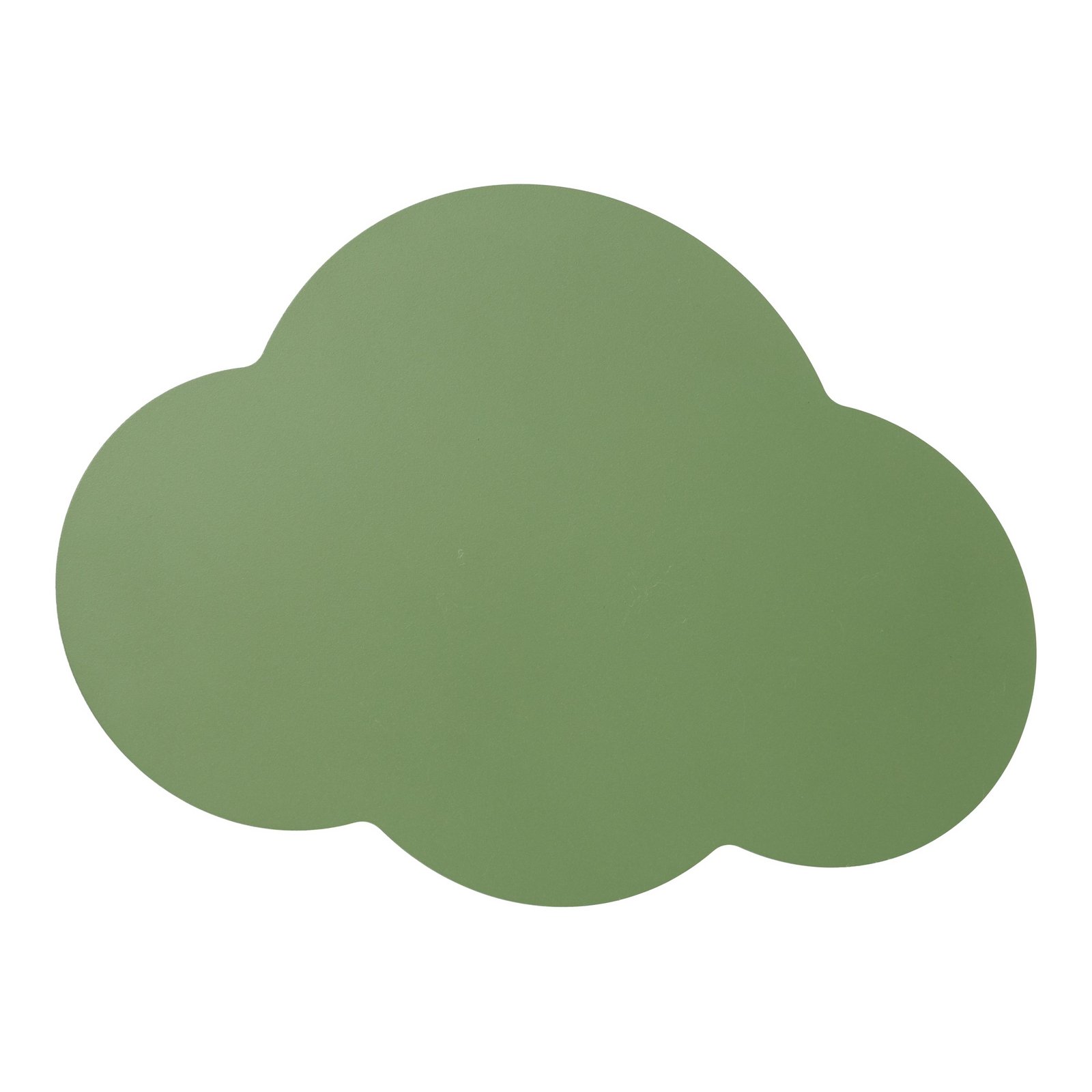 Seinavalgusti Cloud, roheline, metall, laius 38 cm, 2-leekidega, G9
