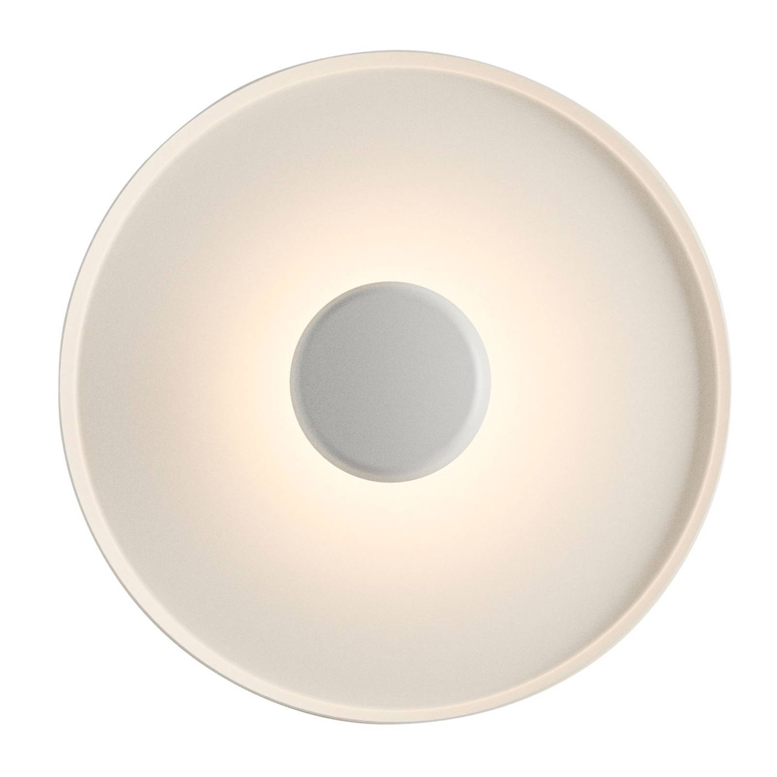 Vibia felső LED fali lámpa Ø 60 cm fehér