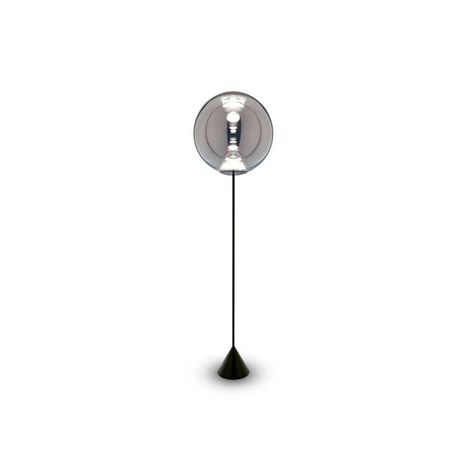 Globe Cone Slim Lampadar Silver - Tom Dixon