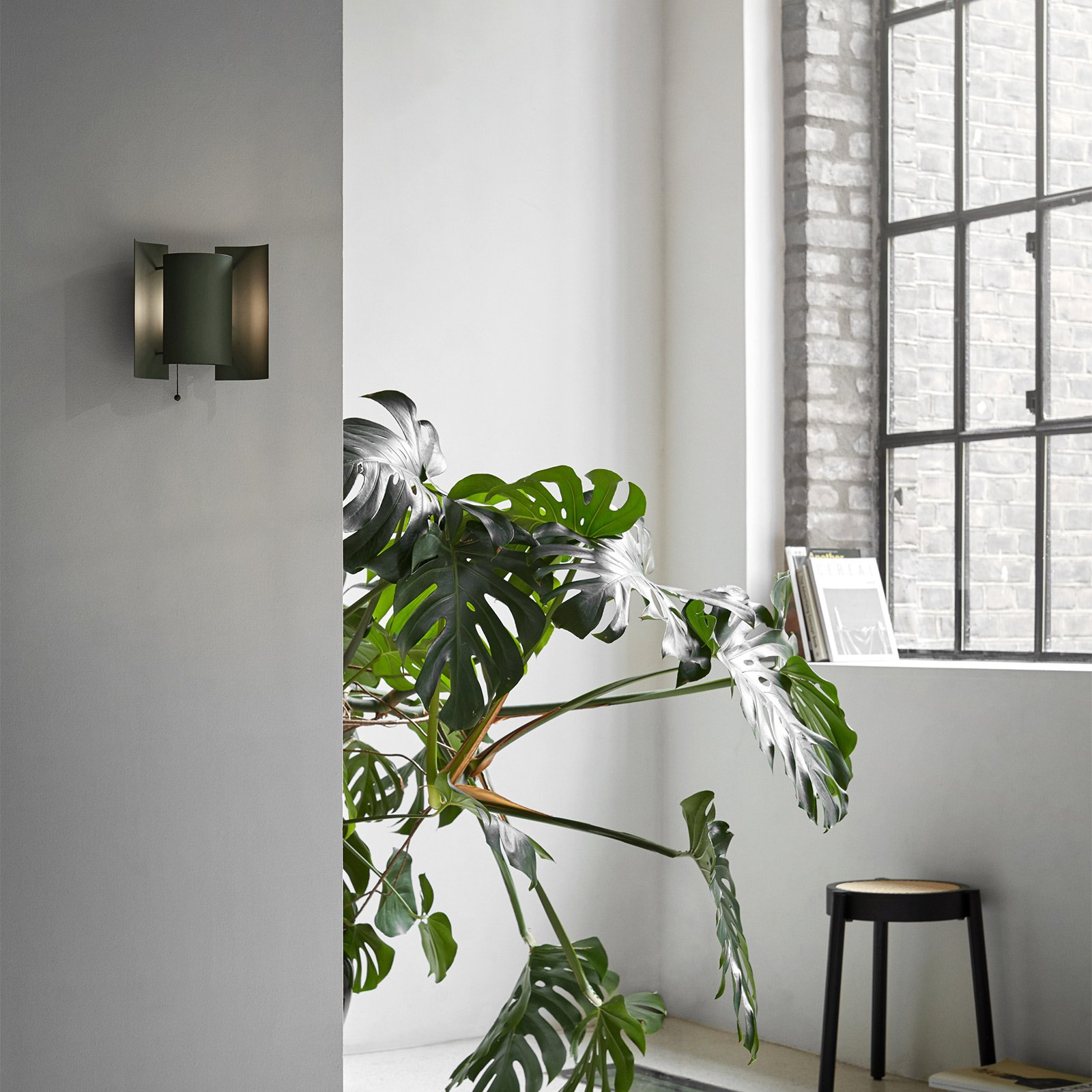 Butterfly Wandlamp Dark Green - Northern