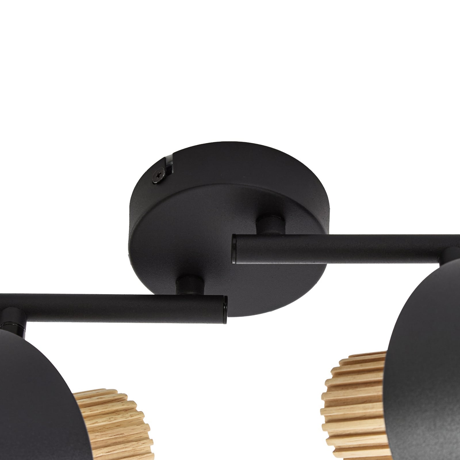 Lenja ceiling spotlight, E14, black and white, 4-bulb, metal - Lindby Lenja ceiling spotlight, E14, black and white, 4-bulb, metal - Lindby