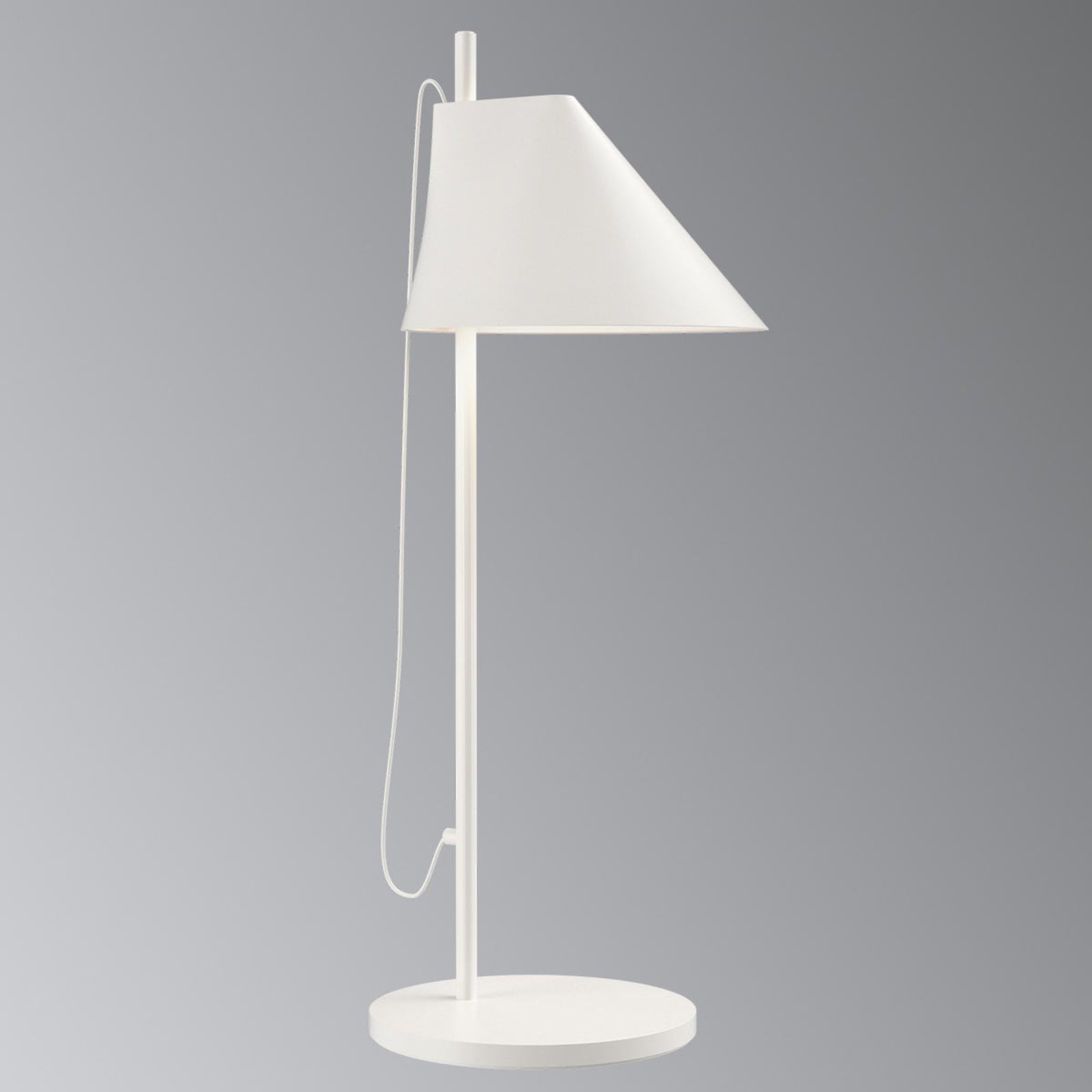 Louis Poulsen Yuh, lampa stołowa LED, biała