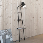 Karman Alfred - Floor lamp with shelf