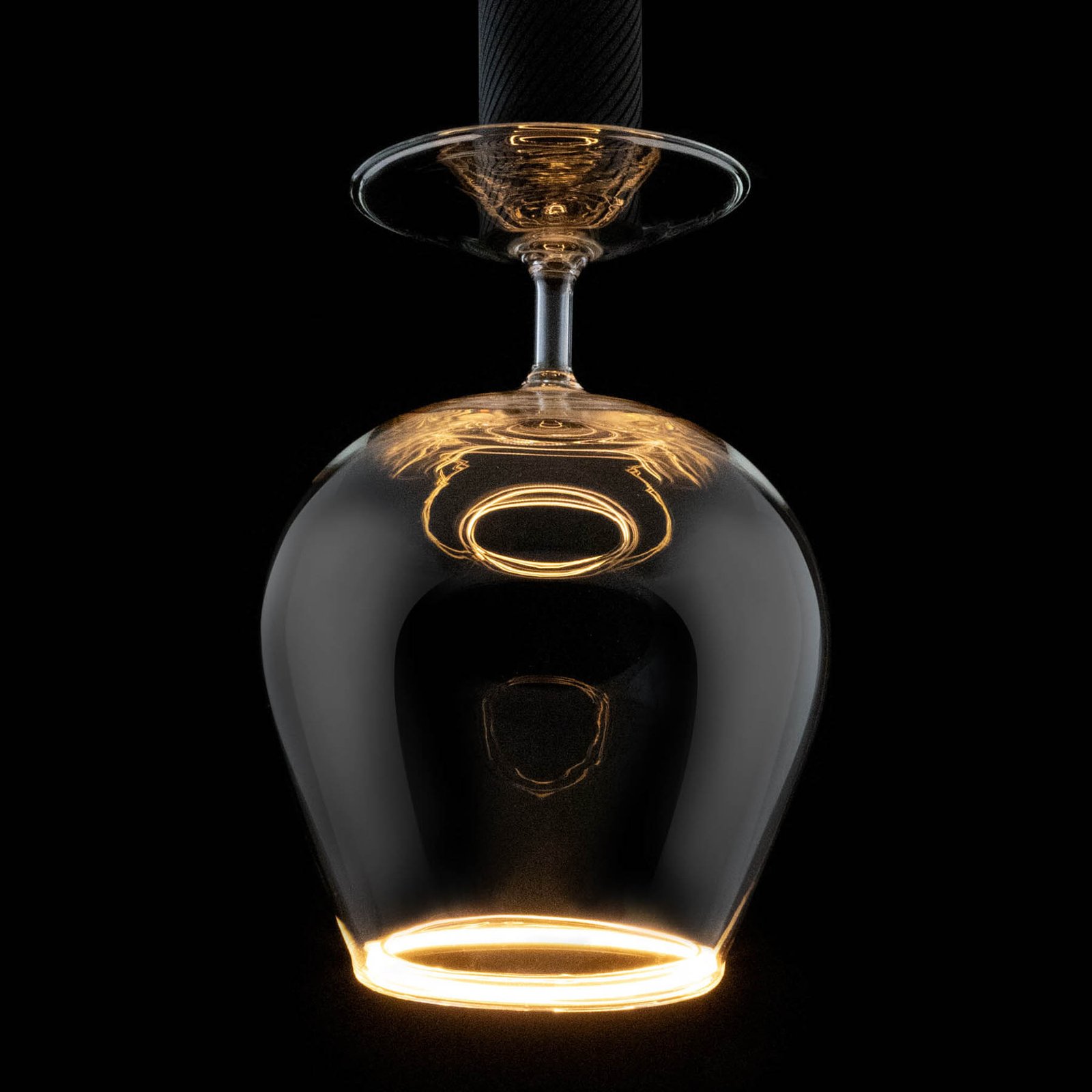 SEGULA LED izzó Floating Cognac világos E27 6W 922 dim