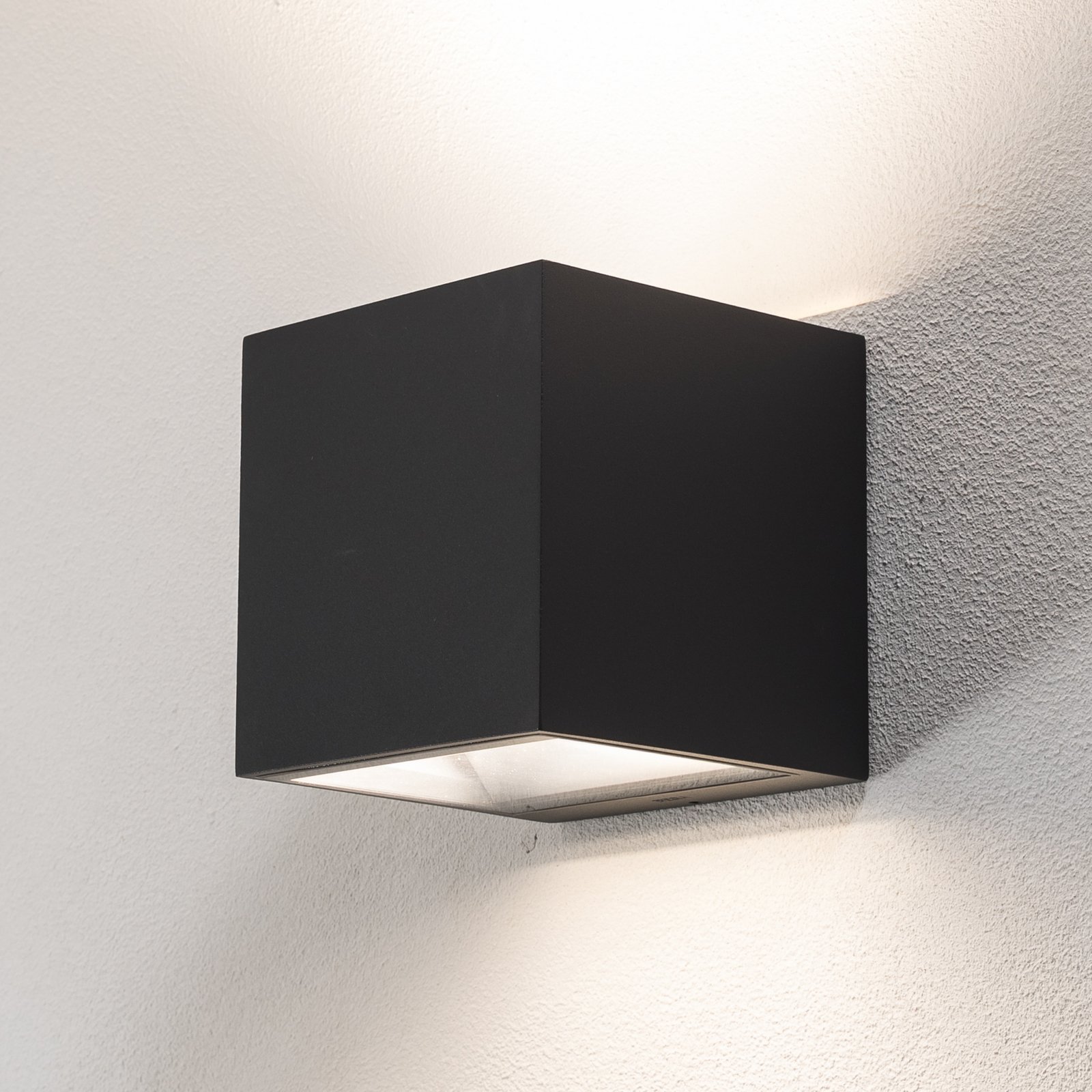 BEGA LED outdoor wall light 24135 K3, graphite, up/down, DALI