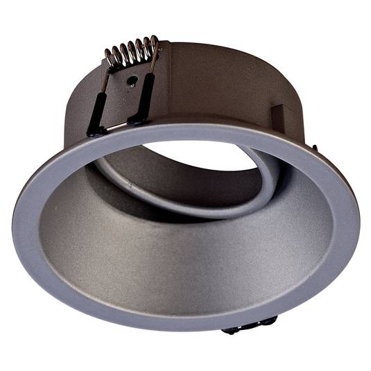 Comfort recessed light, round, aluminium Lights.ie