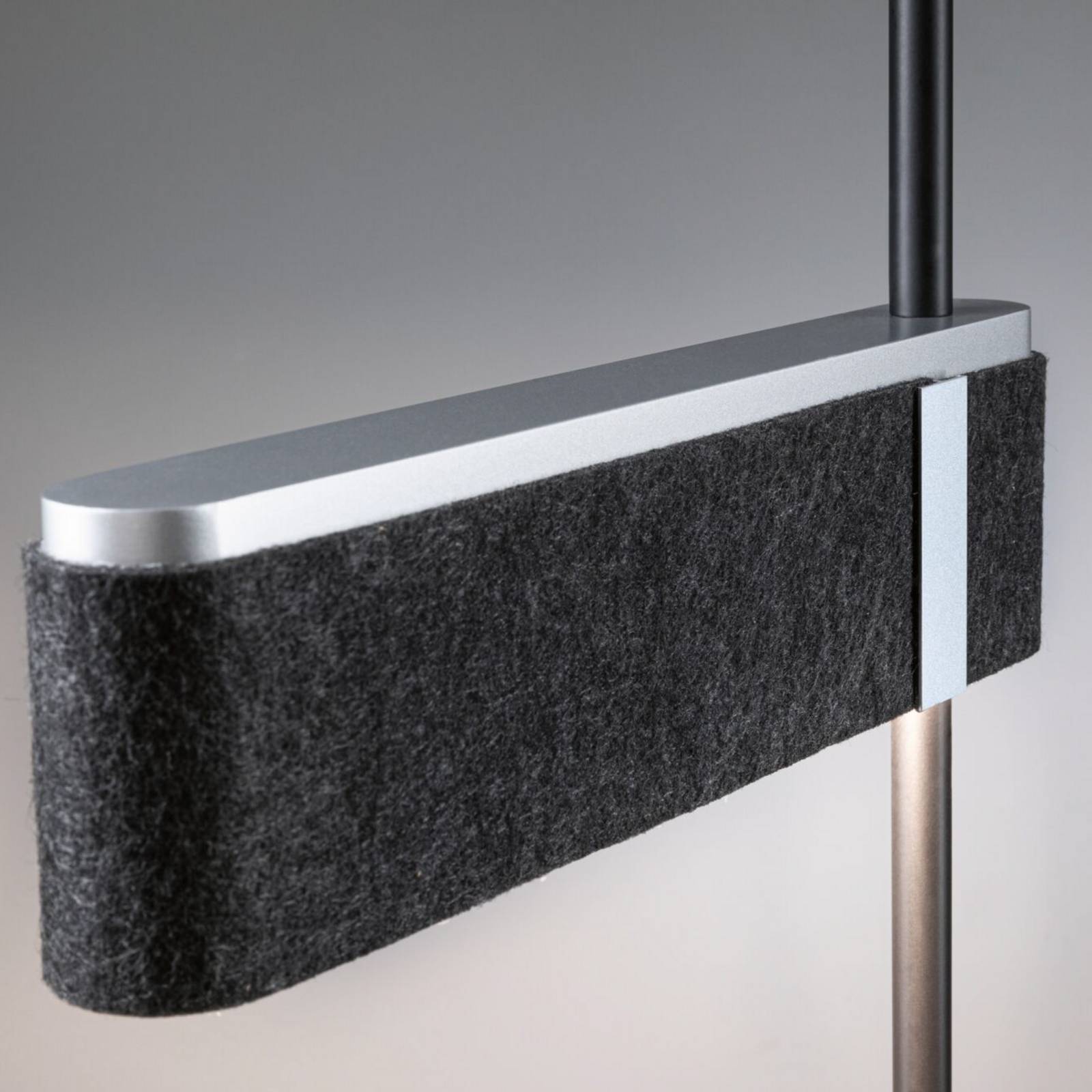 Paulmann Smart Lampa stojąca LED Jagun, antracyt, 151 cm Filc