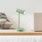 LED-bordslampa Lenny CCT med batteri, grön