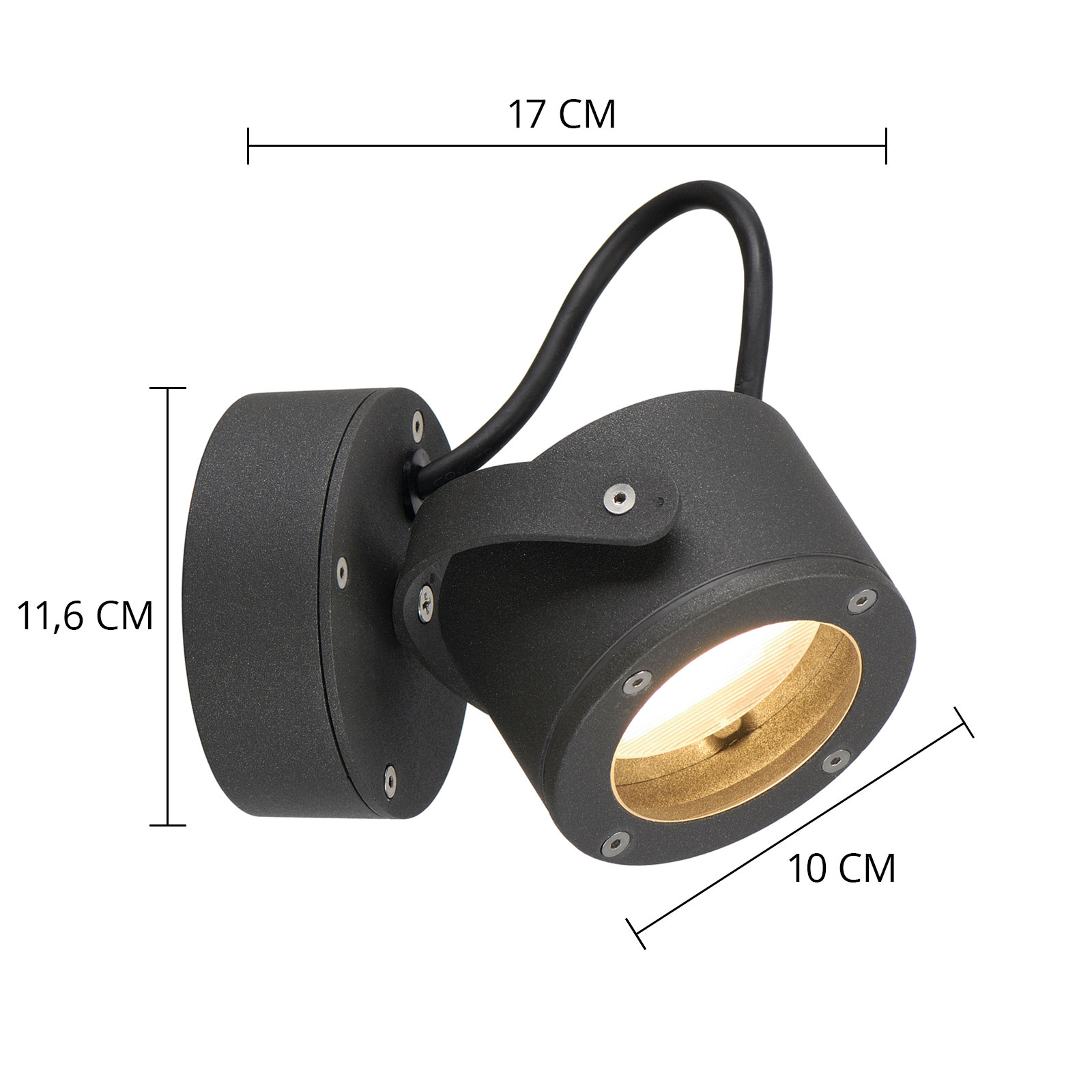 SLV Sitra outdoor downlight anthracite