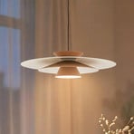 LED hanglamp Livie, beige, aluminium, Ø 50 cm
