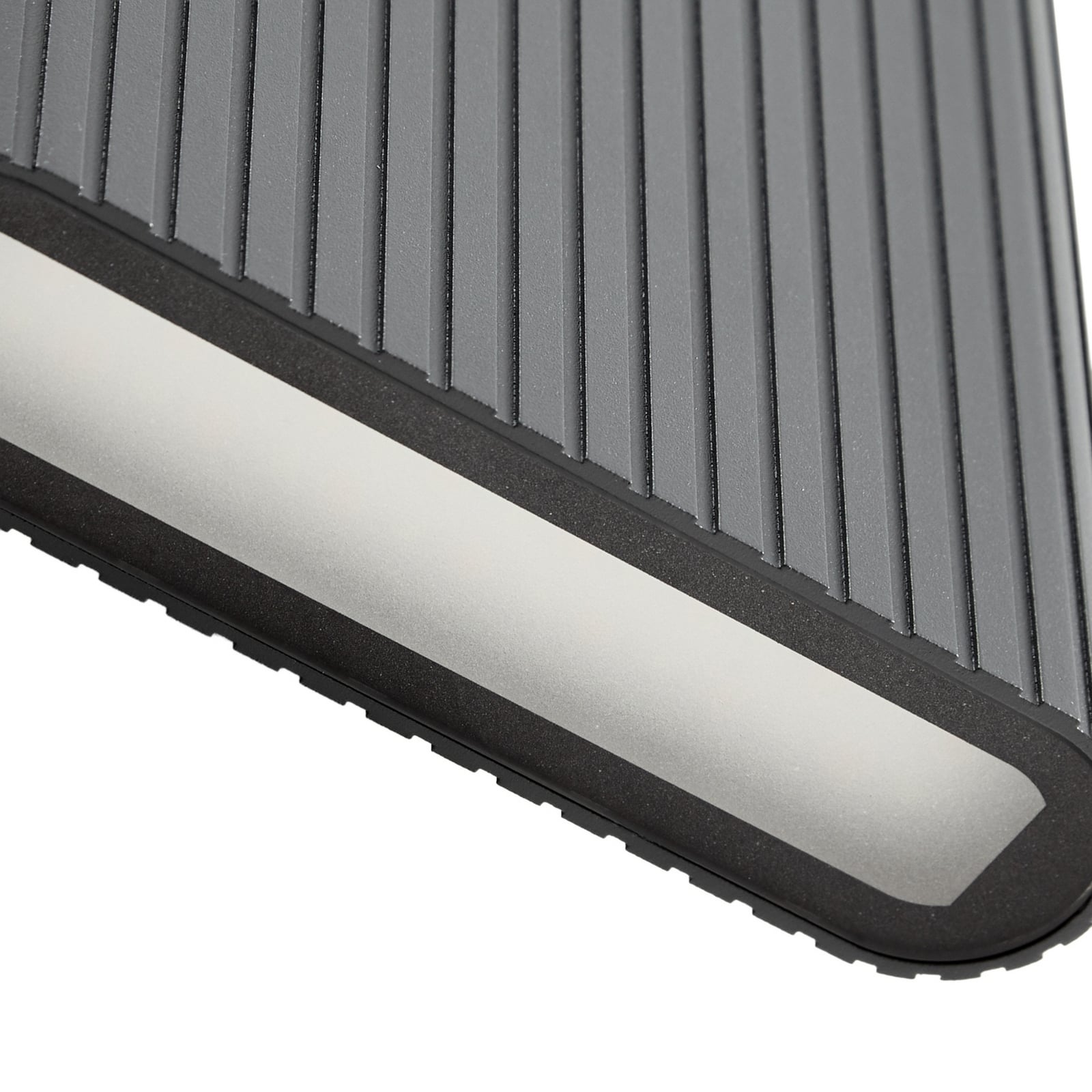 Raija LED buiten wandlamp, antraciet, 40 cm, CCT - Lucande