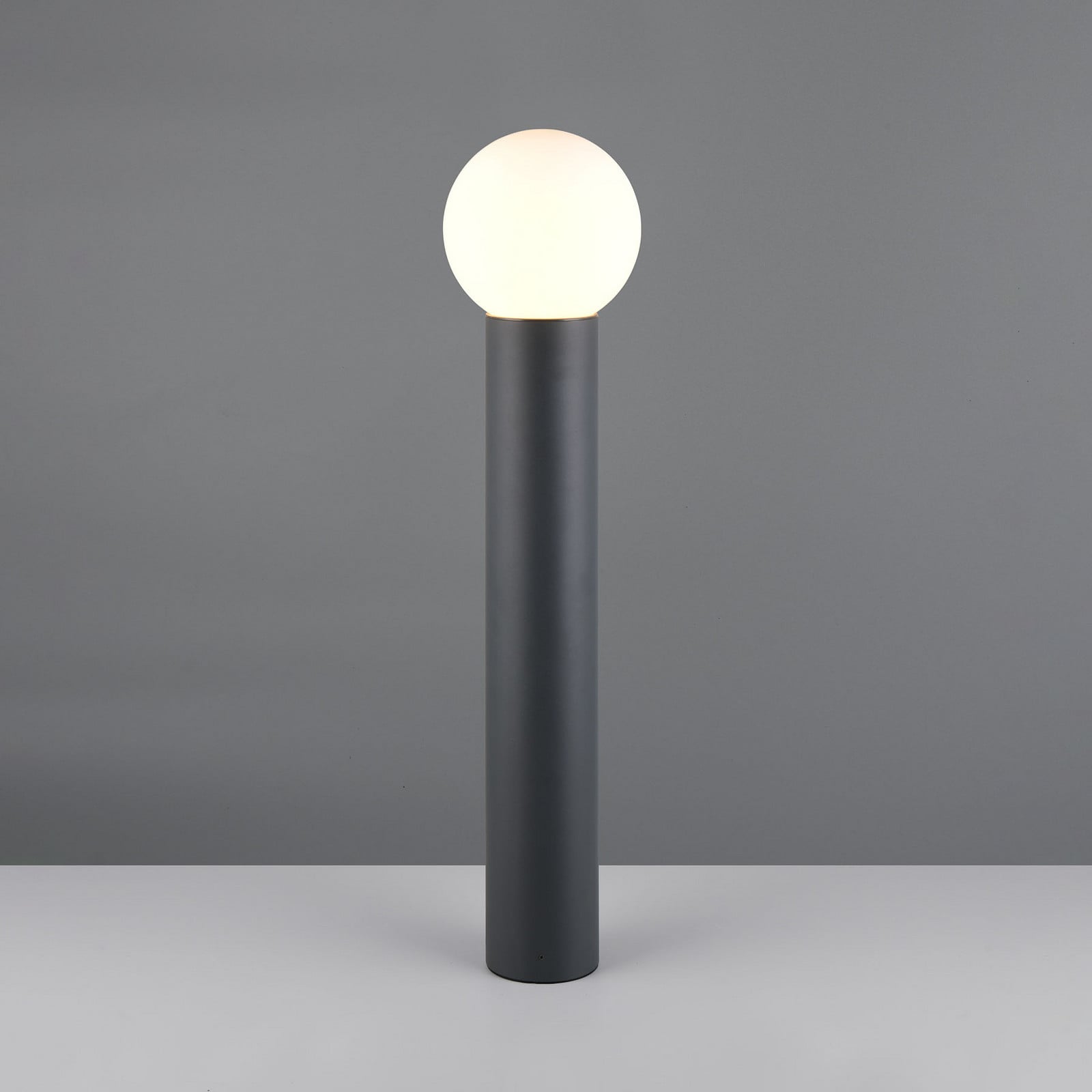 Trio Lighting Bornă luminoasă Mures antracit înălțime 80 cm metal - Modern - Aluminiu