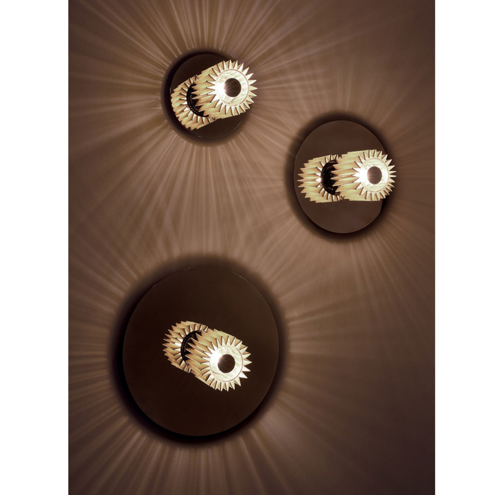 In The Sun Wall Lamp 190 Silver/Gold - DCW