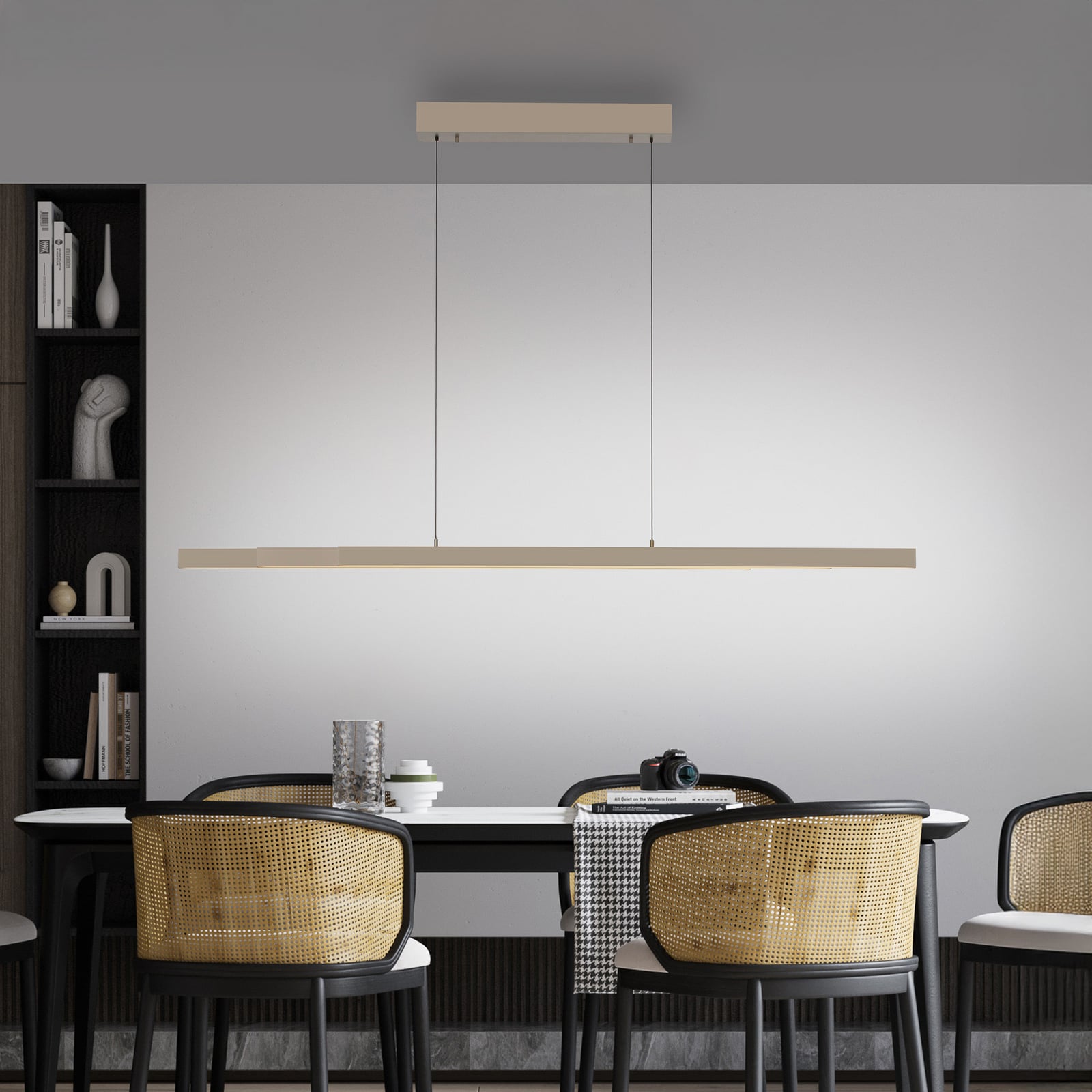 LED pakabinamas šviestuvas „ADRIANA“, bronzos spalvos, ilgis 179 cm, jutiklinis LED pakabinamas šviestuvas „ADRIANA“, bronzos spalvos, ilgis 179 cm, jutiklinis