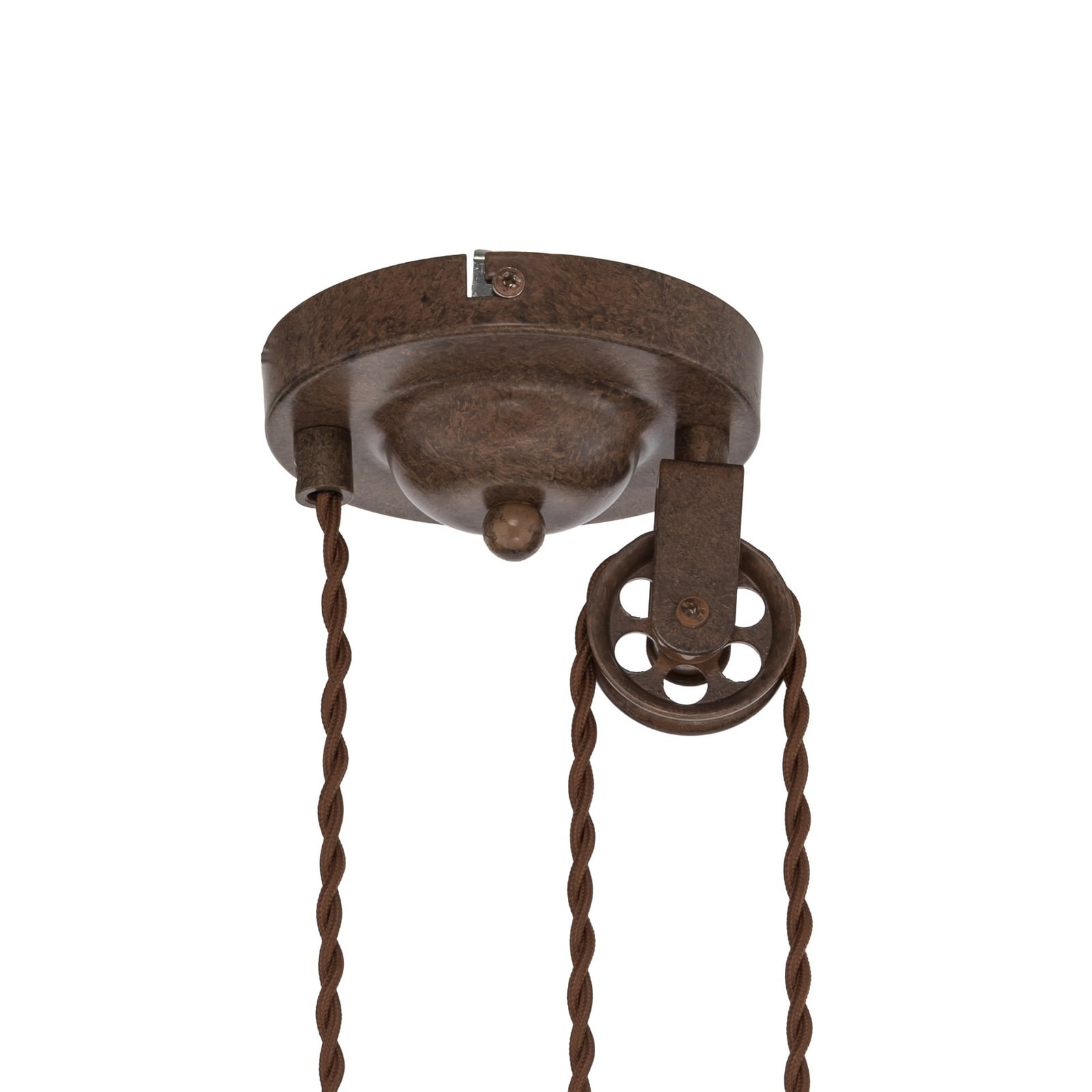 Suspension réglable Louisanne Brown - Lindby Suspension réglable Louisanne Brown - Lindby