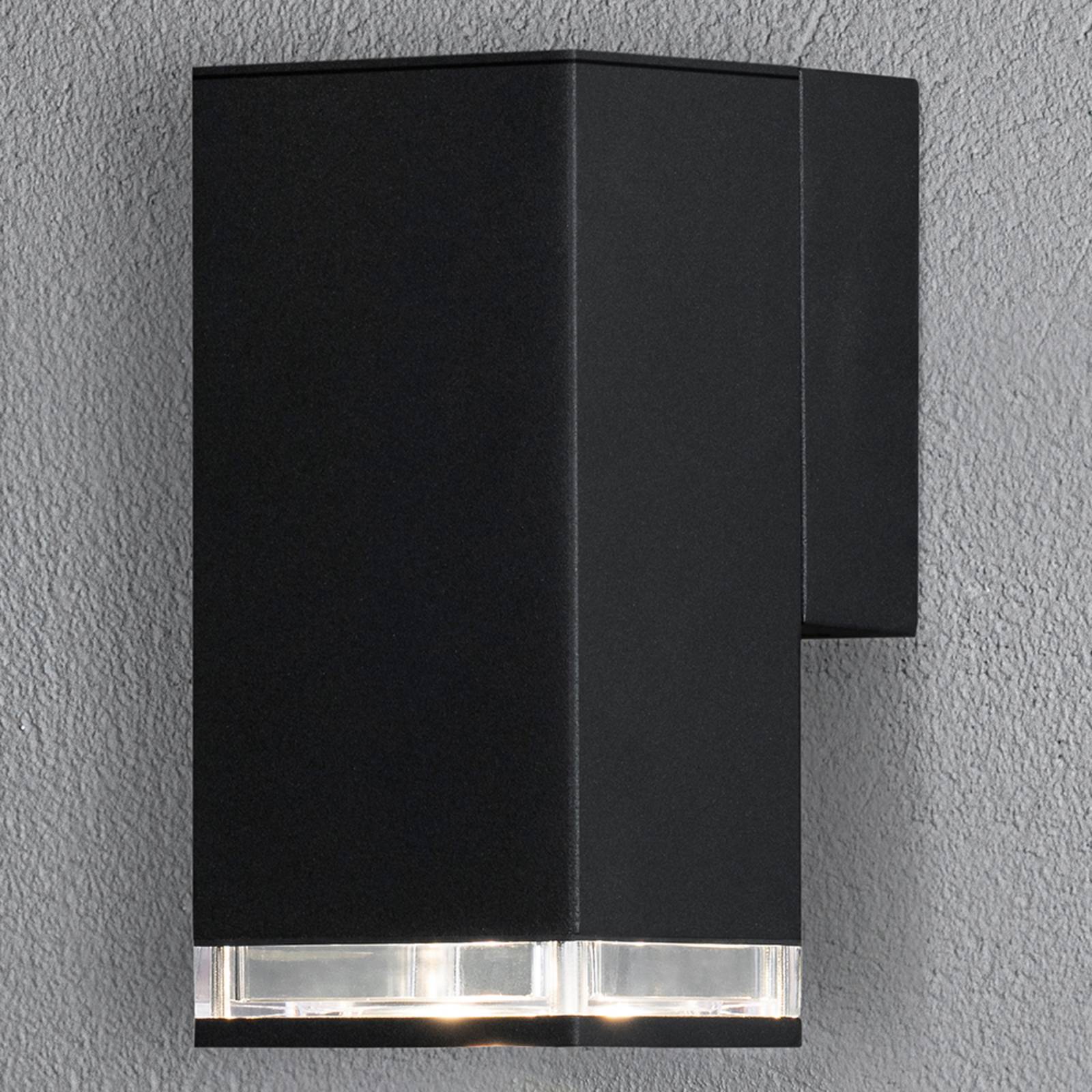 Konstsmide kültéri fali lámpa pollux downlight 16,5cm, fekete