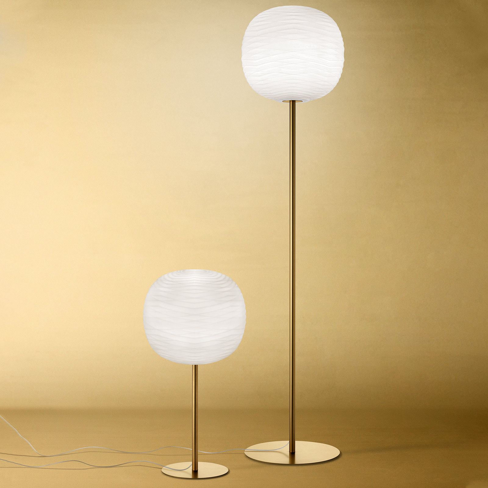 Foscarini Gem tavolo alta Tischleuchte aus Glas
