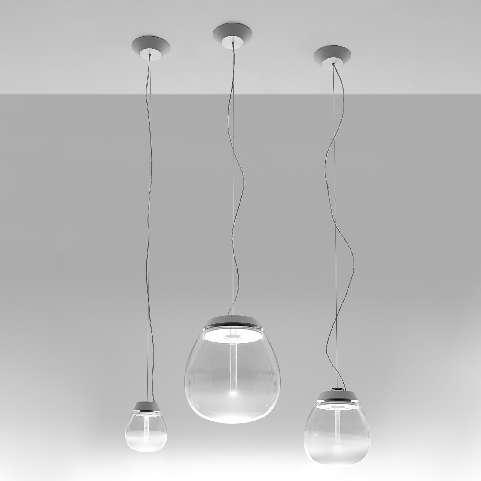 Lampă suspendată Artemide Empatia LED, Ø 16 cm