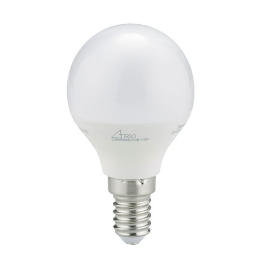 E14 3,5 W LED pilienveida lampa, silti balta, opāls