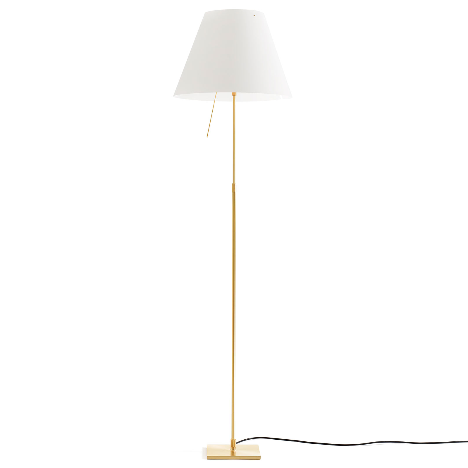 Luceplan Costanza floor lamp D13t, brass