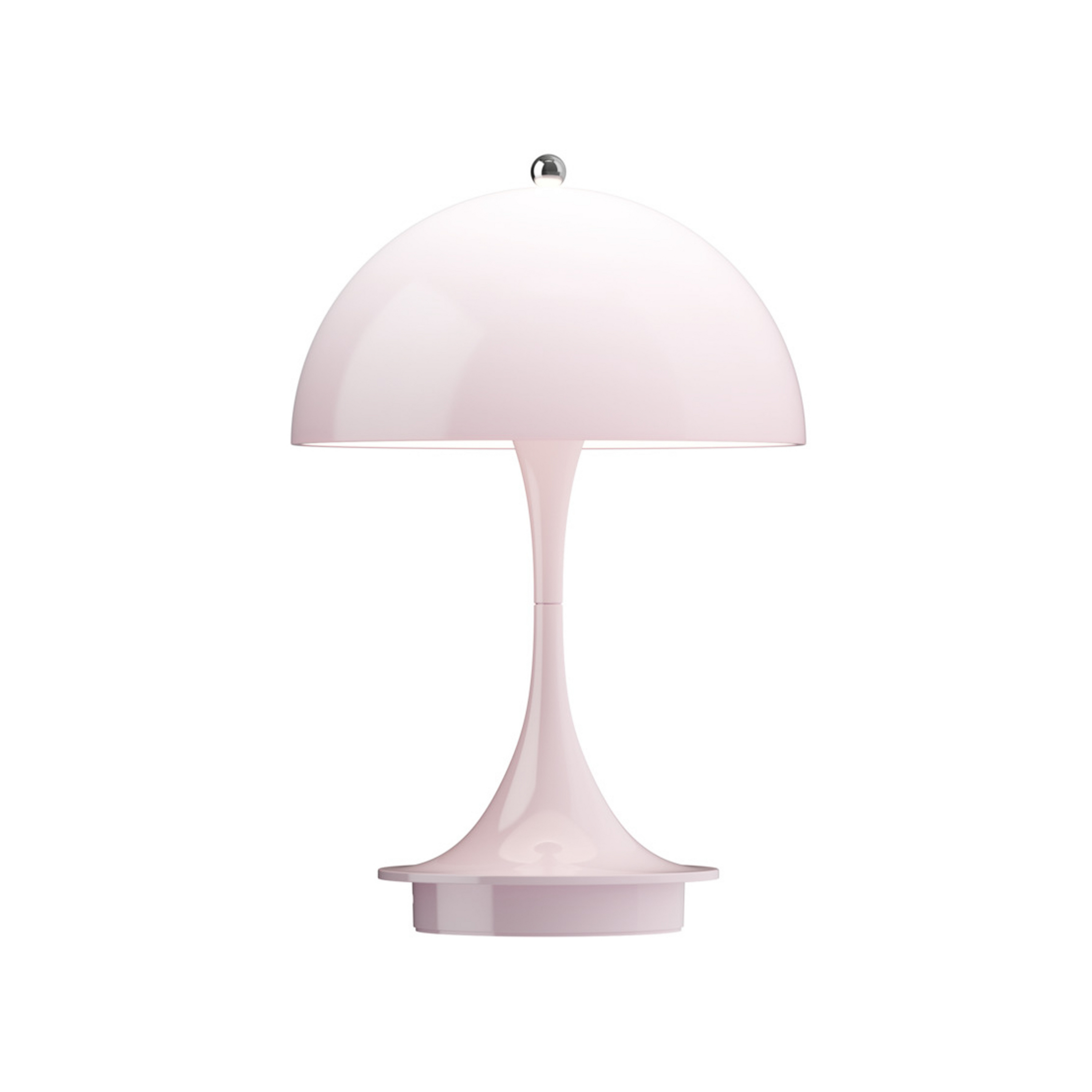 Panthella 160 PORTABLE V3 Battery Lamp Opal Pale Rose - Louis Poulsen