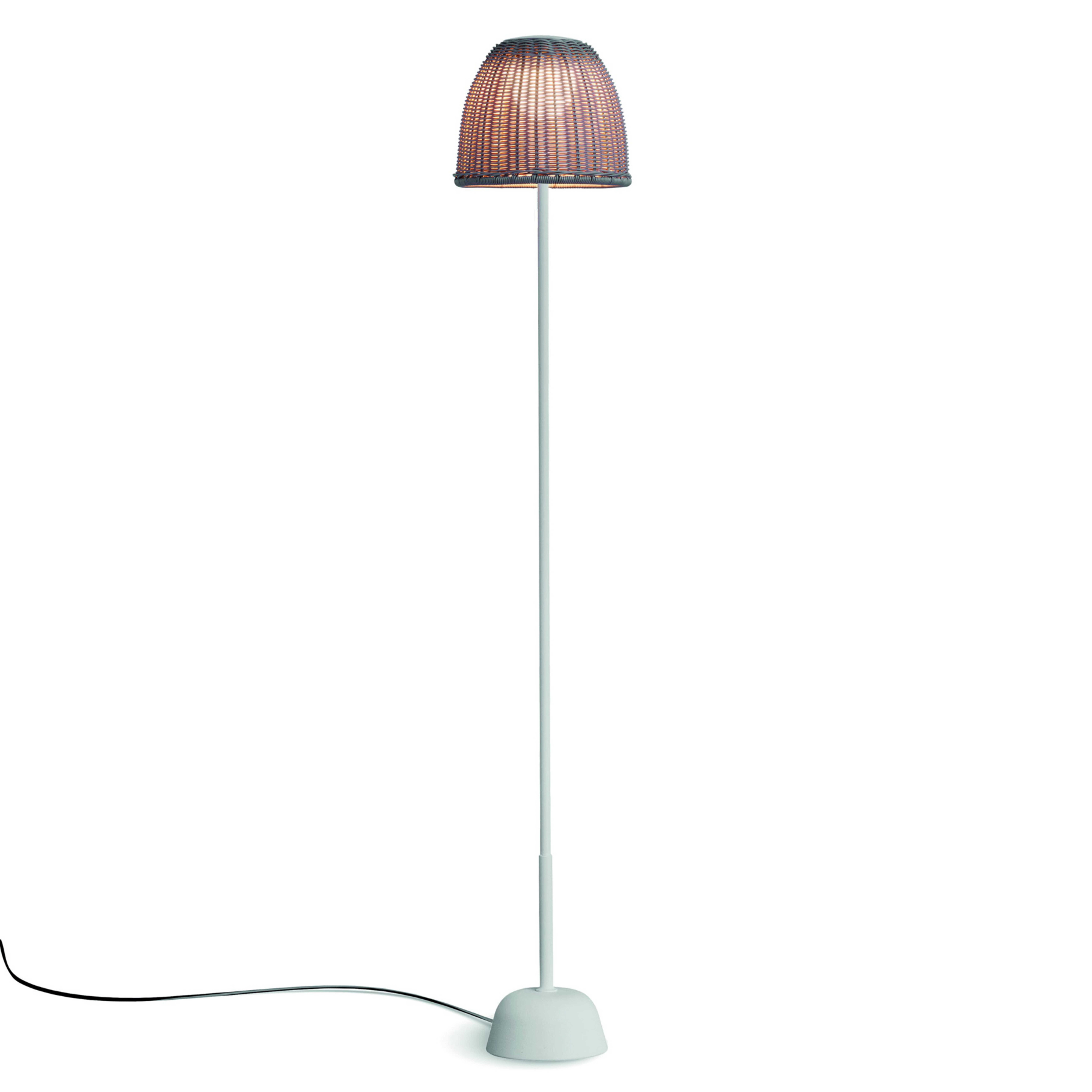 Bover lampe sur pied LED Atticus 114, blanc naturel/beige, fiche