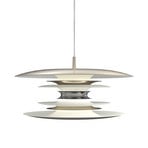 Diablo pendellampe, Ø 50 cm, greige, metal, E27 - Belid