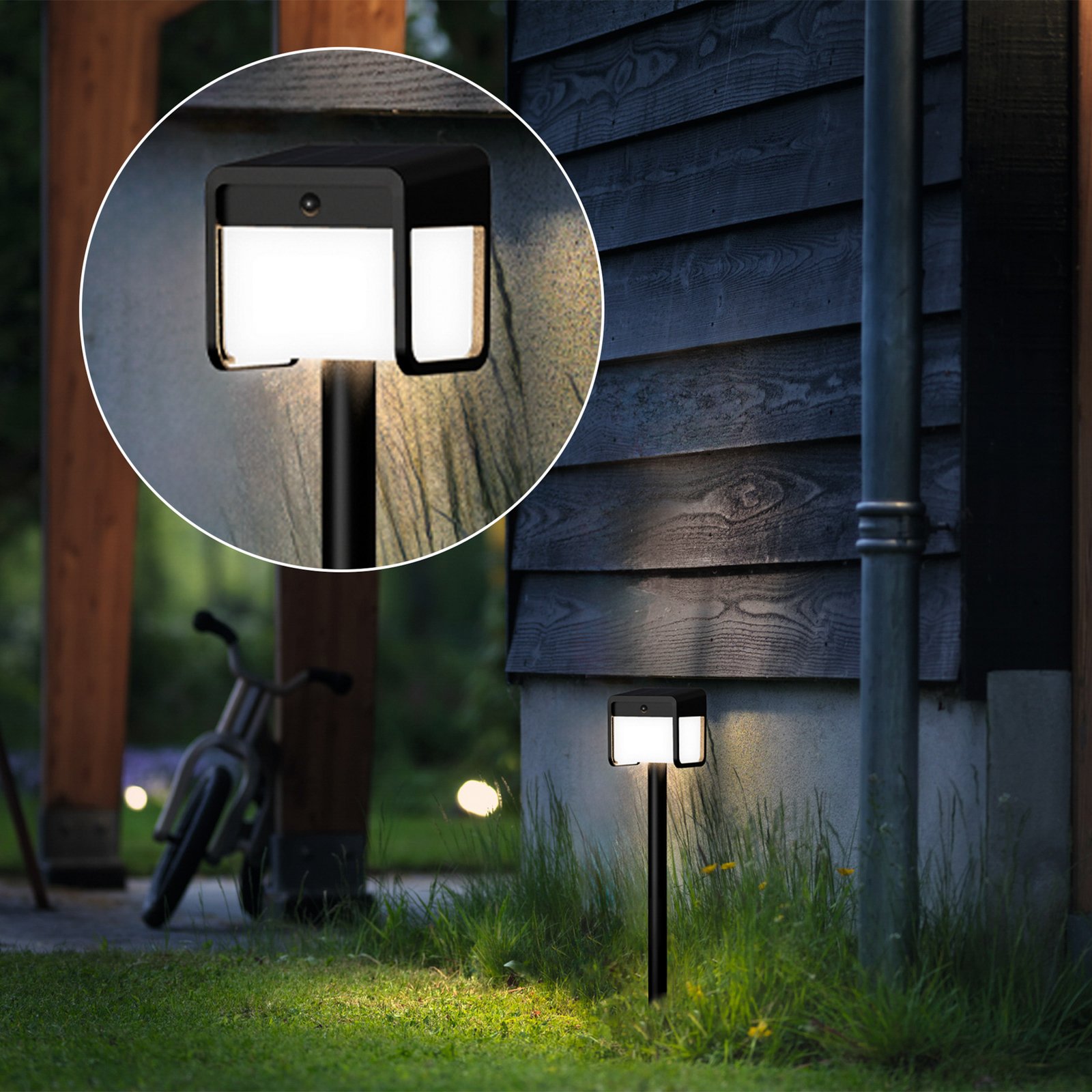 Philips LED-Solar-Erdspießleuchte Ezra UE, Kunststoff, IP44