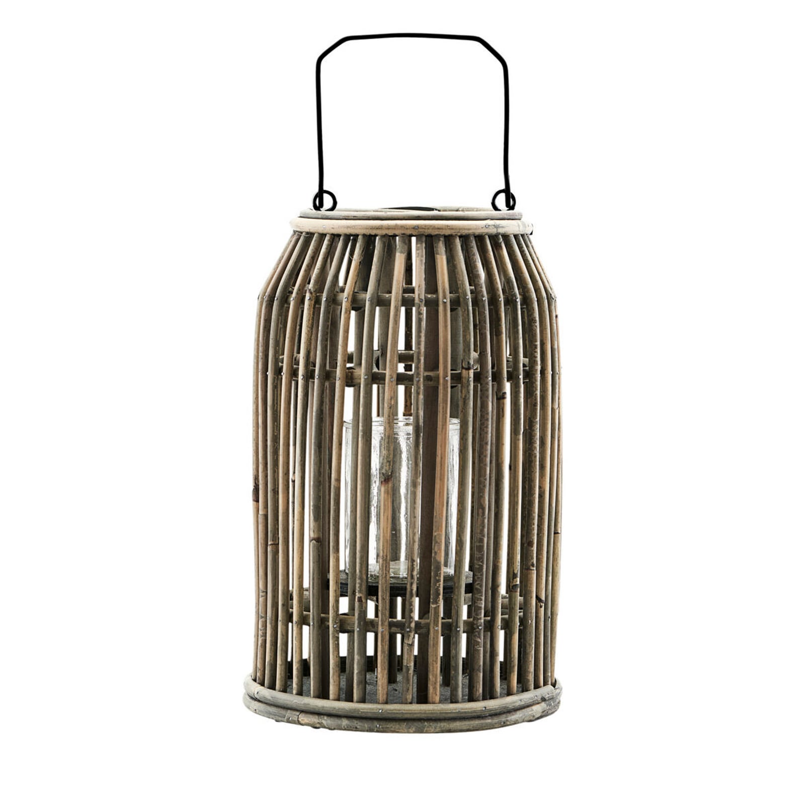 Lanterna HDOva, altezza 32 cm, rattan naturale - House Doctor