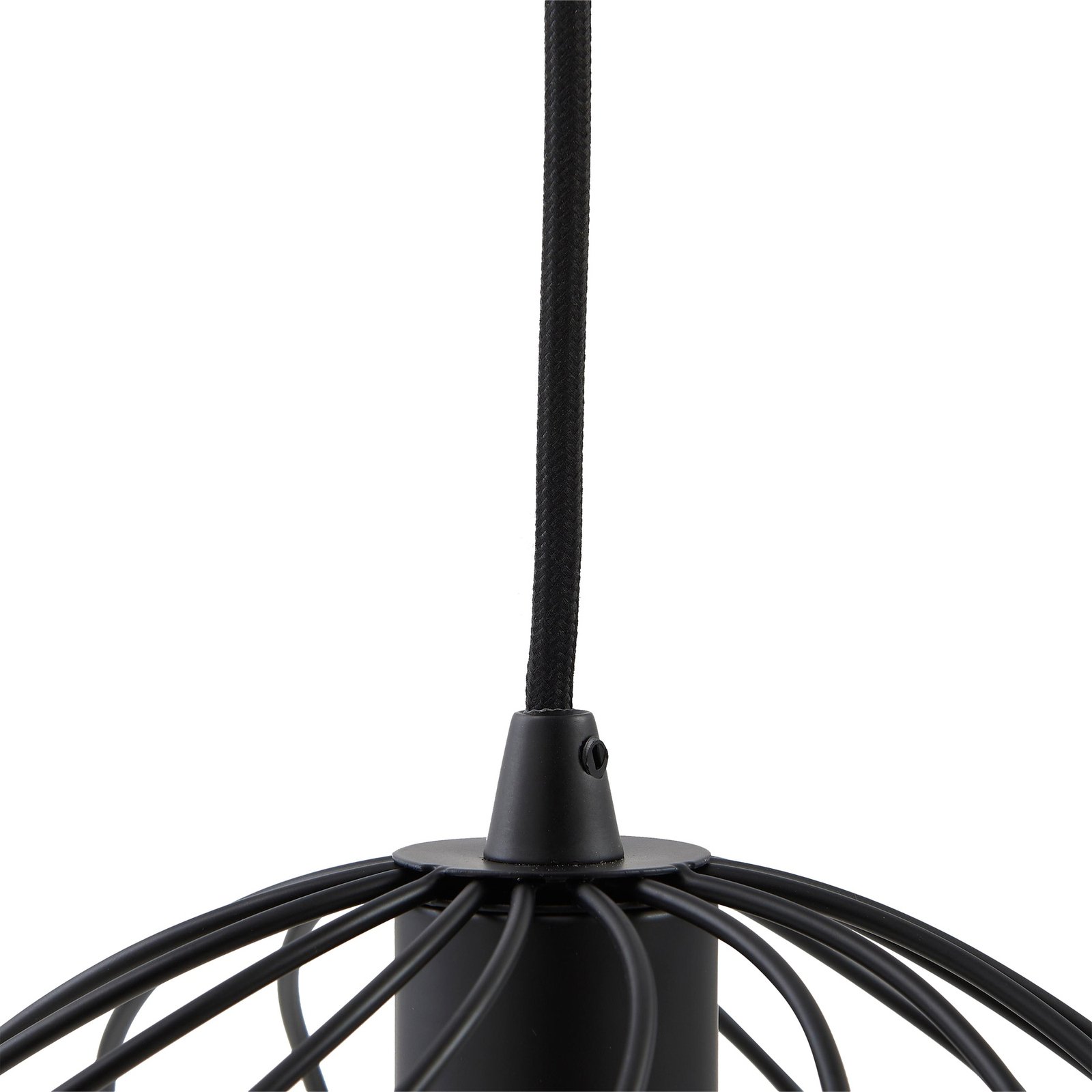 Danika Round Pendant Ø50 Black - Lindby