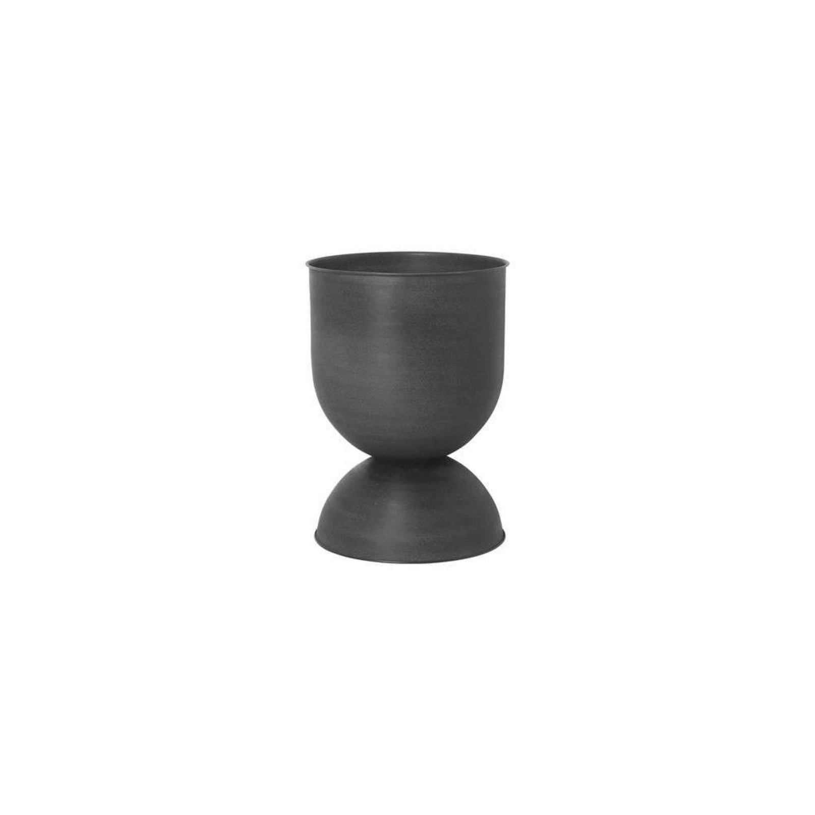 Hourglass Pot Medium Black - Ferm Living