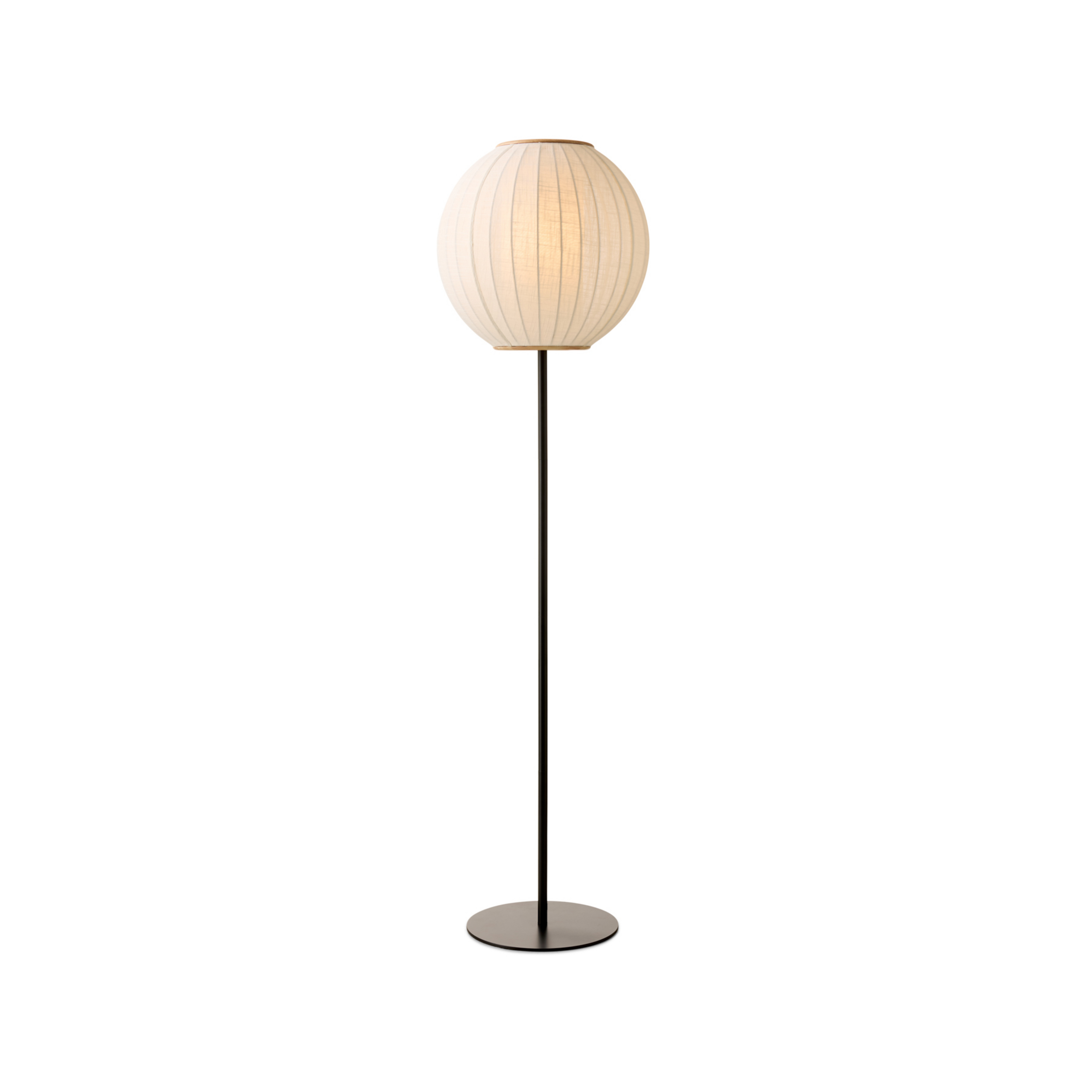Lampadaire BALLOON, hauteur 150 cm, crème, textile - Halo Design