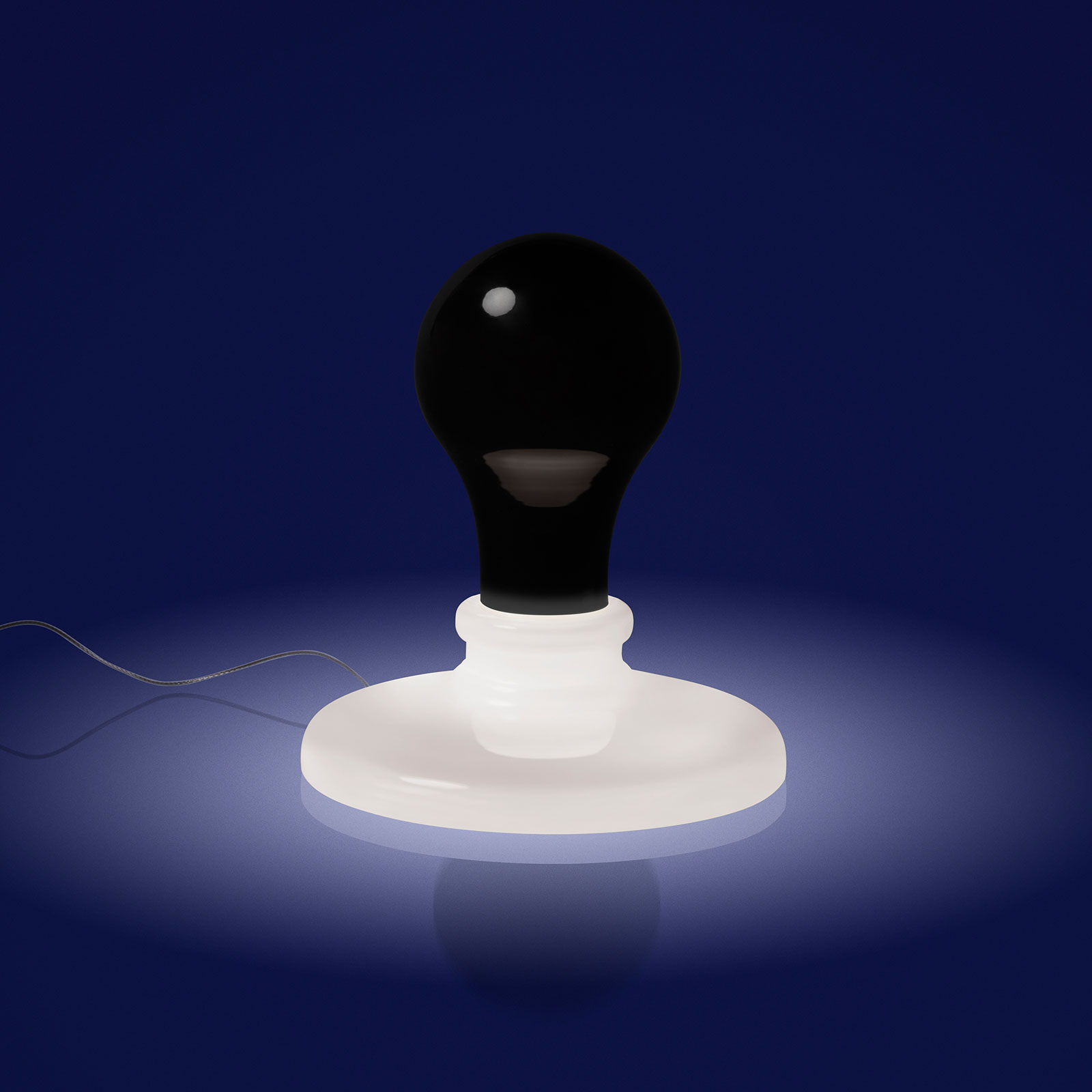 Light Bulb Bordlampe Sort - Foscarini