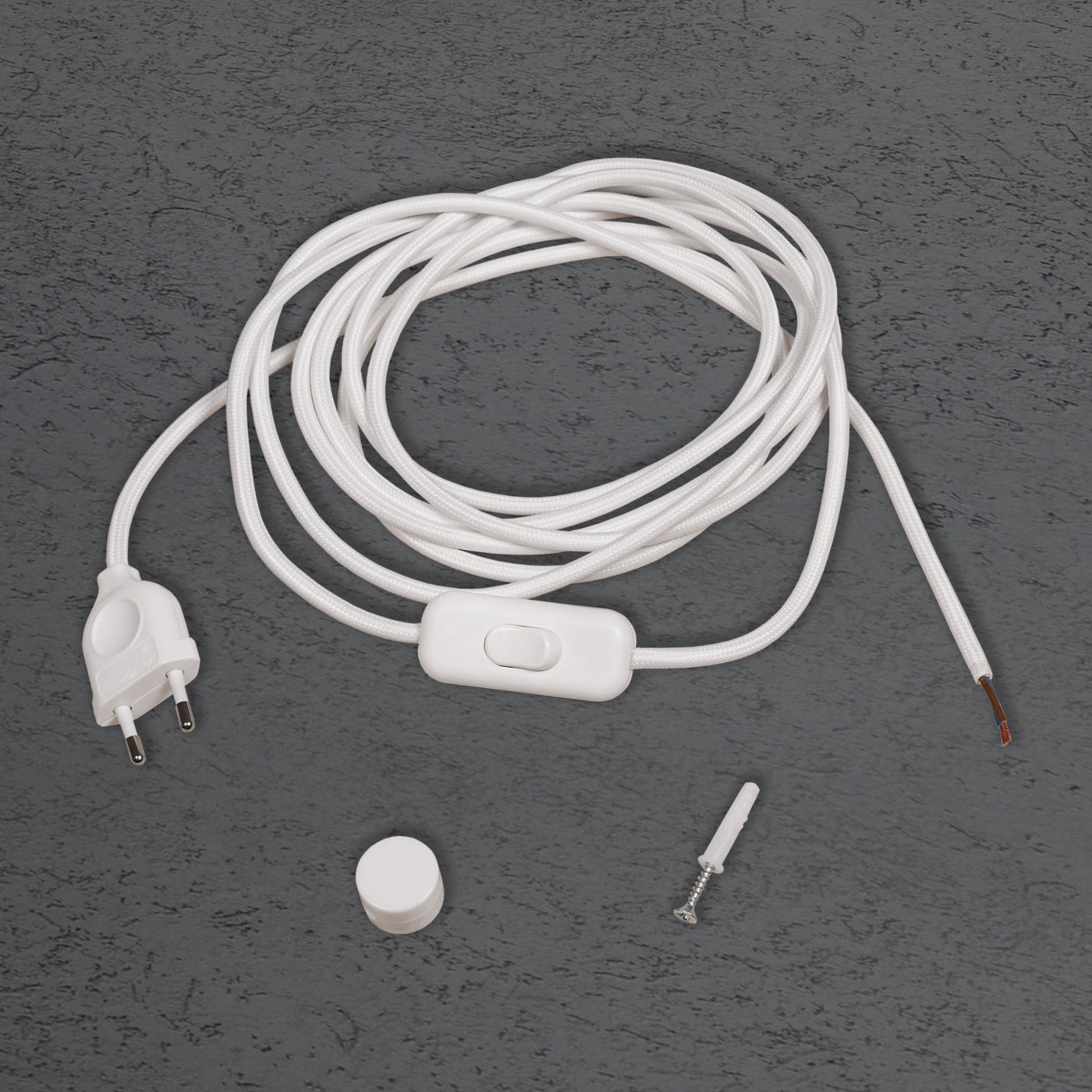 Кабел Escale Plug and Play, бял