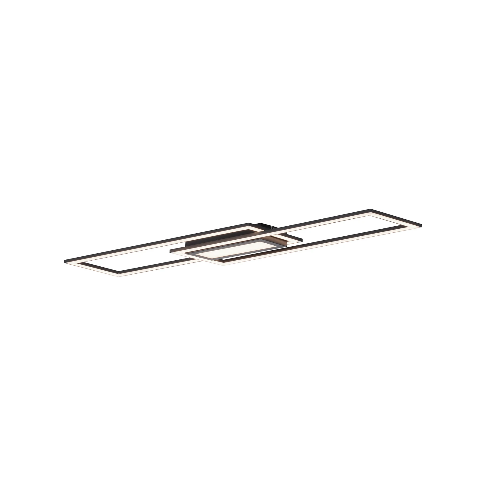 Plafoniere LED Asmin, CCT, nero, 100x17,9cm