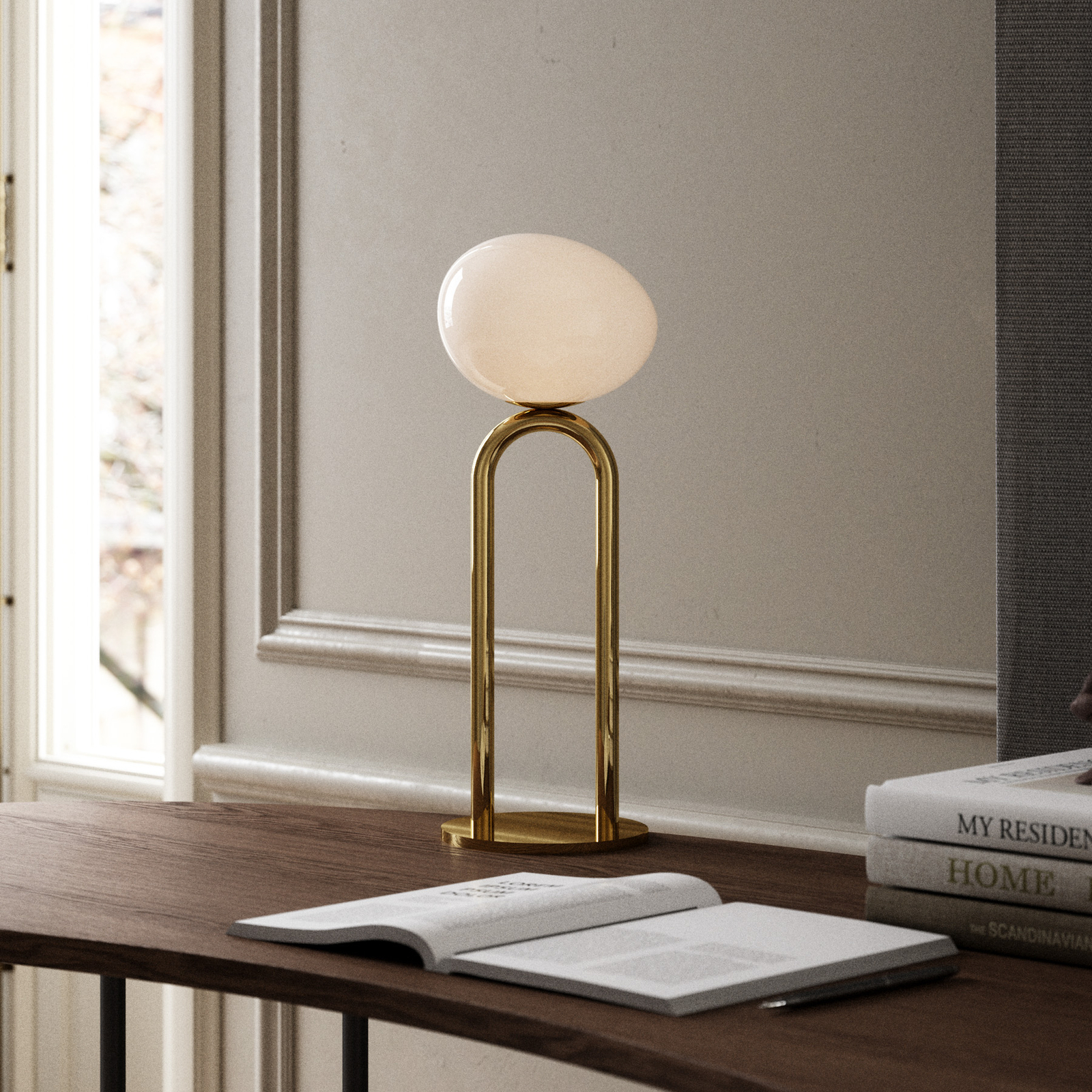 Shapes Bordslampa Brass - DFTP