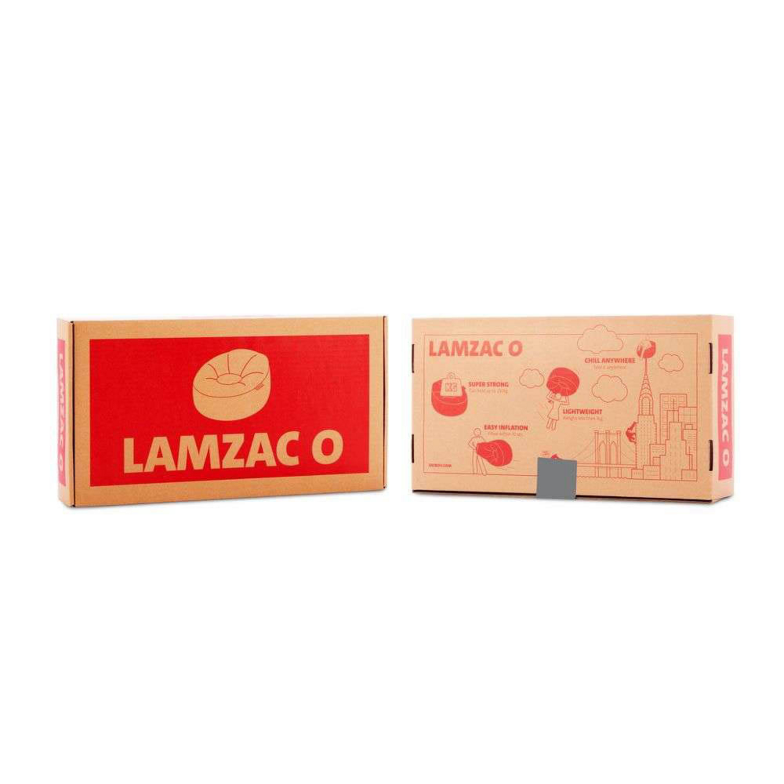Lamzac® O 3.0 Sitzsack Stuhl Steel Grey - Fatboy®