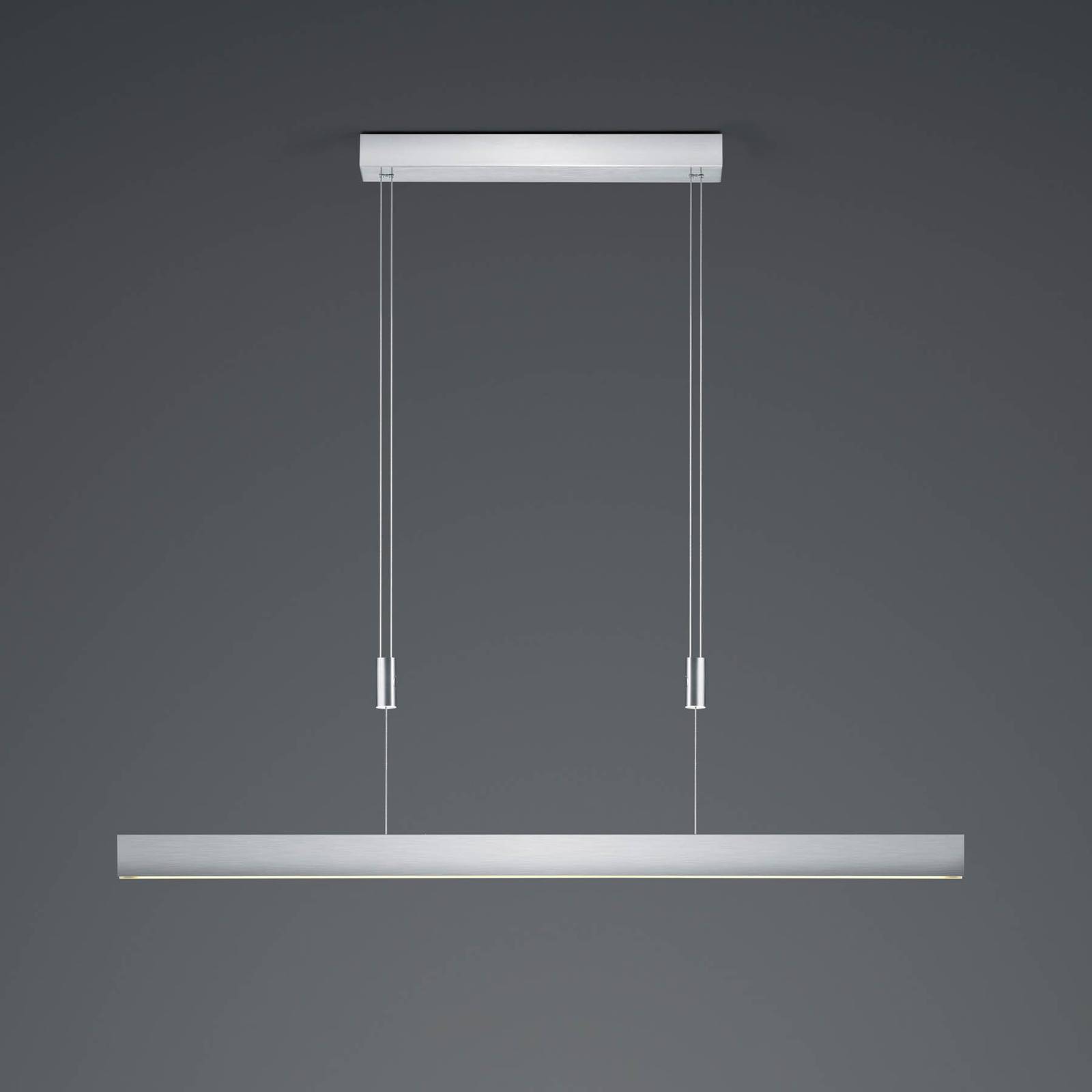 HELL Delta LED-pendellampa 100 cm aluminium