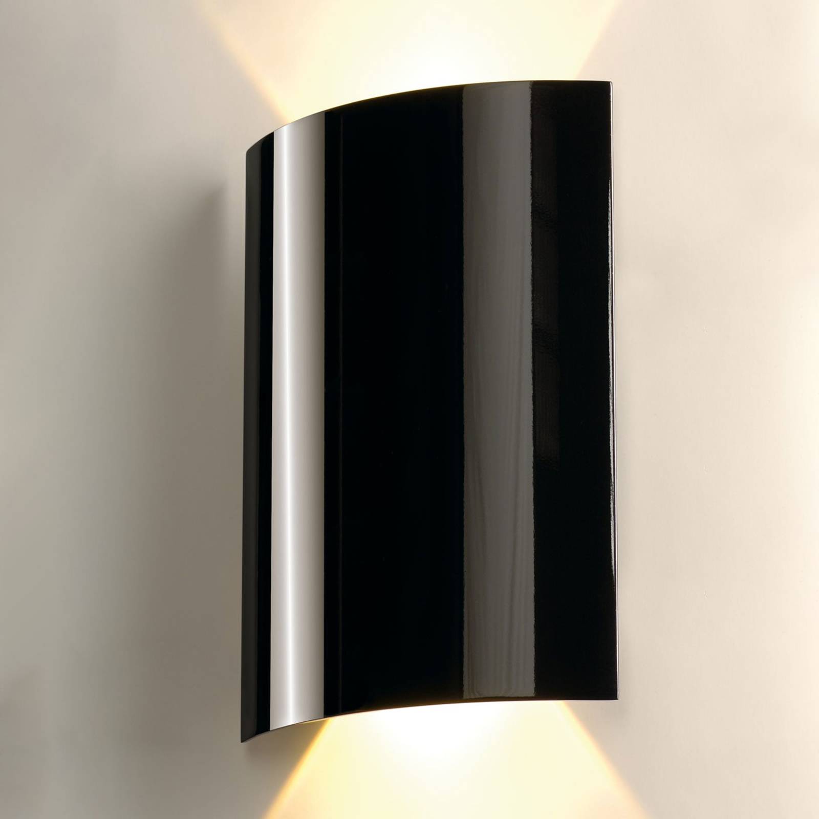 SLV Sail LED-Wandleuchte zweiflammig 30 cm schwarz