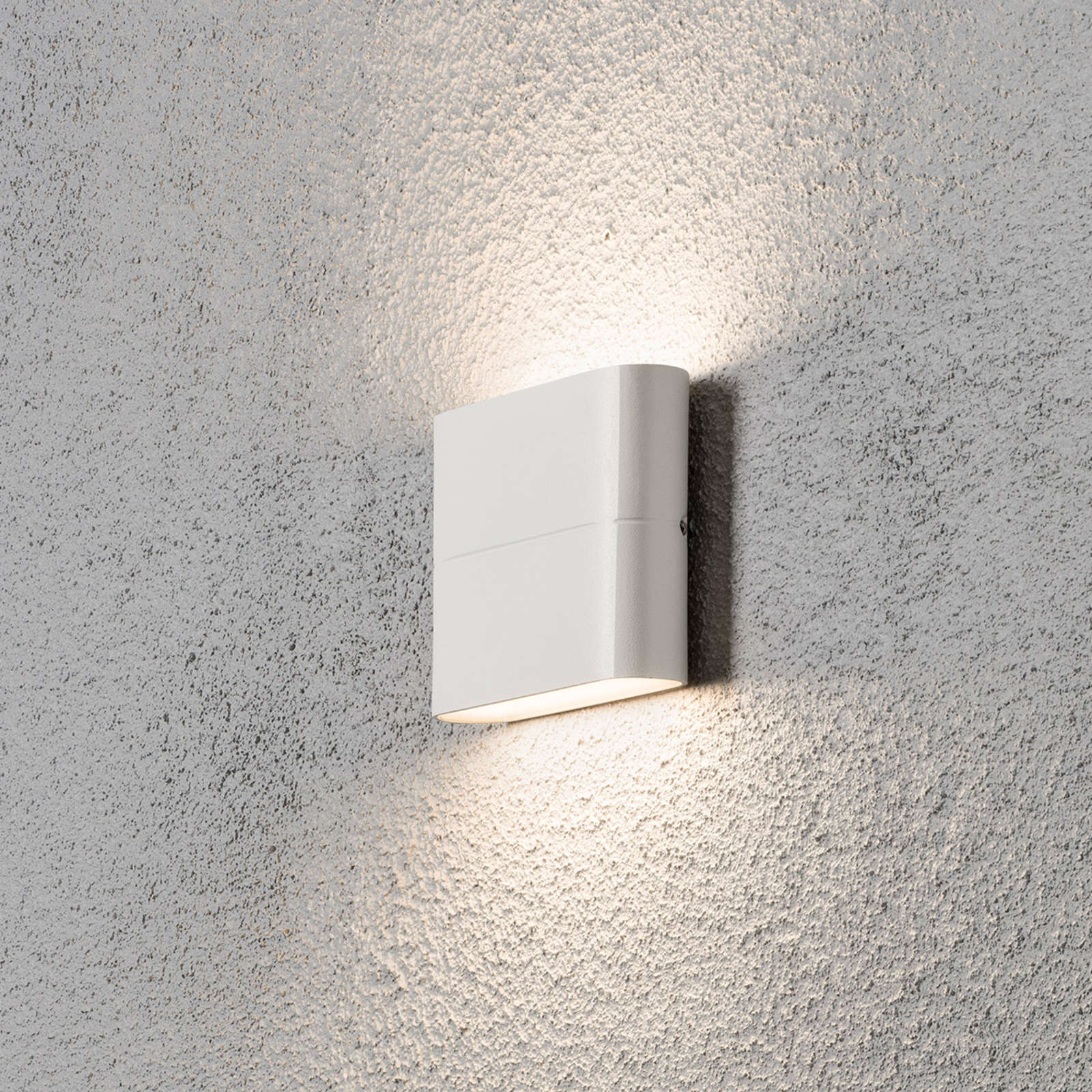 Chieri udendørs LED-væglampe, 18cm, hvid