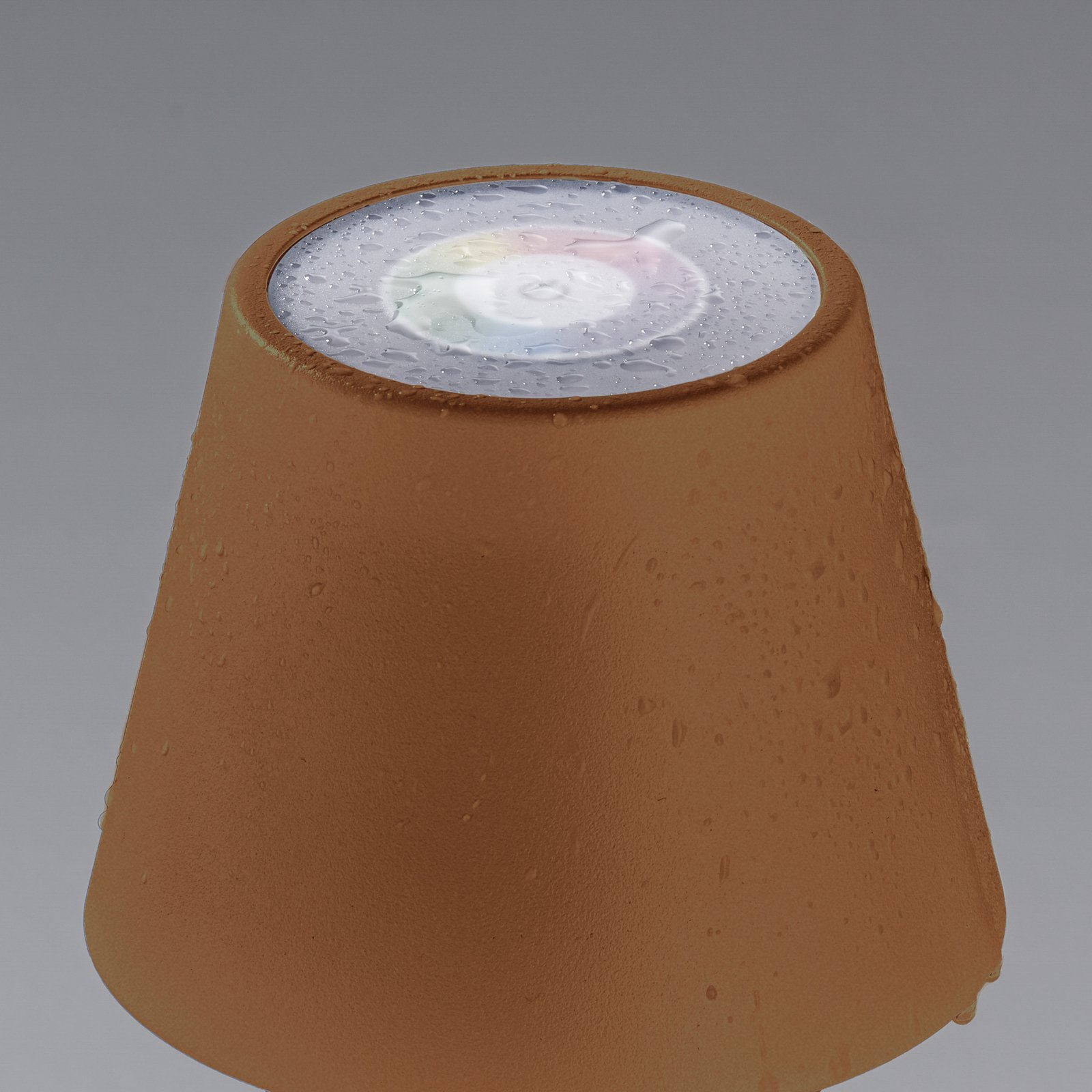 LED-Akku-Tischlampe Cosenza 2.0 34cm rostfarben