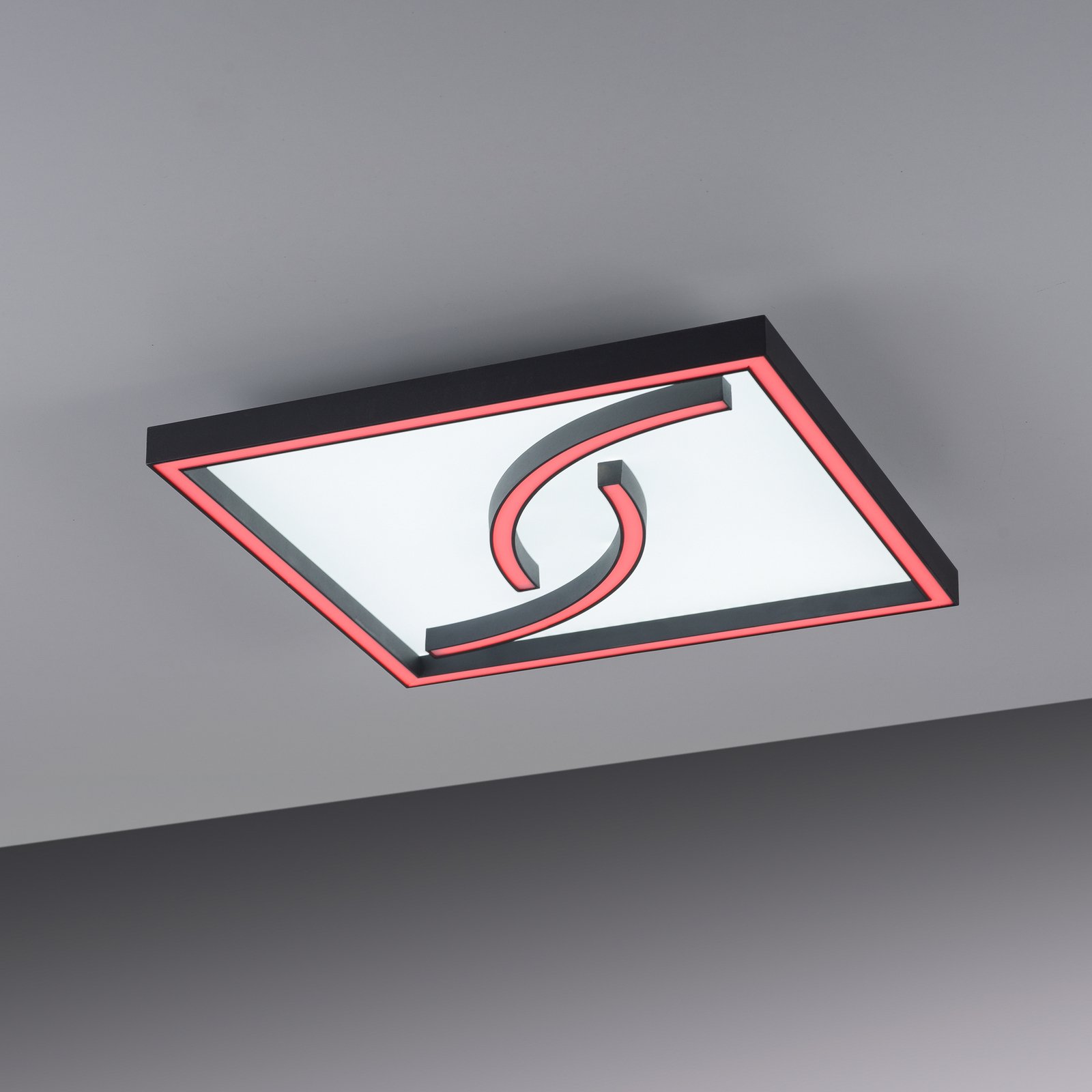 "Serpent LED" lubinis šviestuvas, reguliuojamas, RGBW, kvadratinis