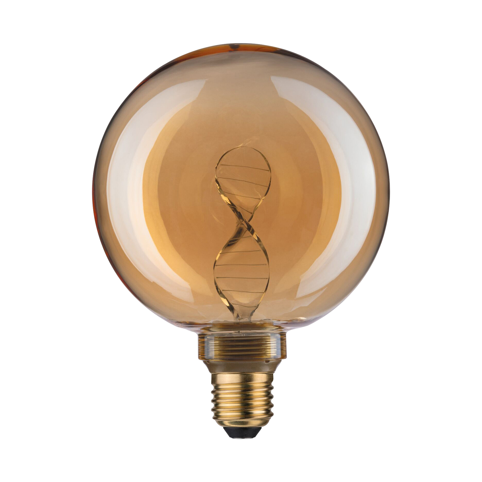 Paulmann LED-Lampe E27 3,5W Helix 1.800K G125 gold